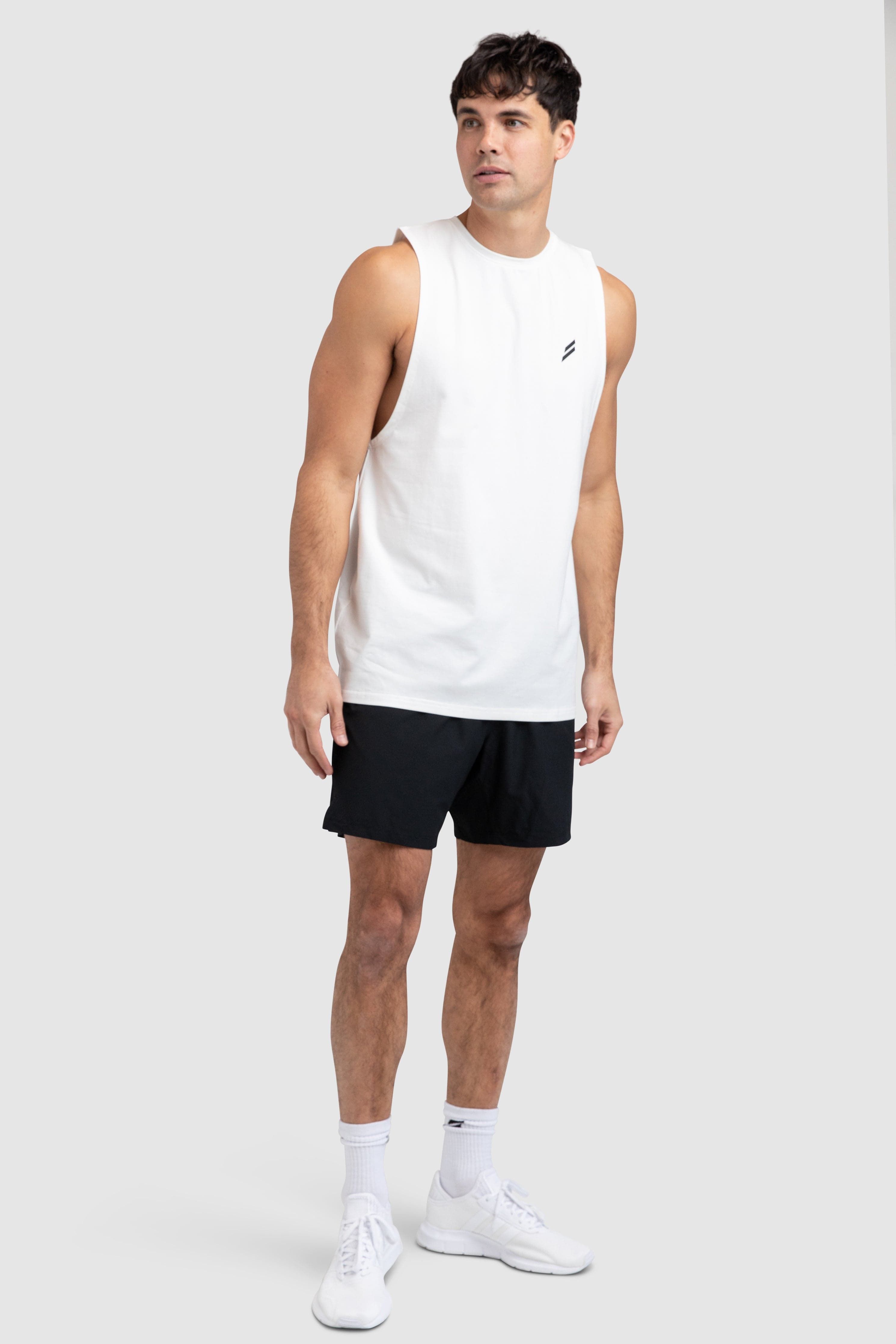 Mark Muscle Tank V3 - White sold by DOYOUEVEN product image thumbnail 2