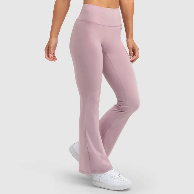 MotionSoft Flared Leggings - Soft Mauve sold by DOYOUEVEN