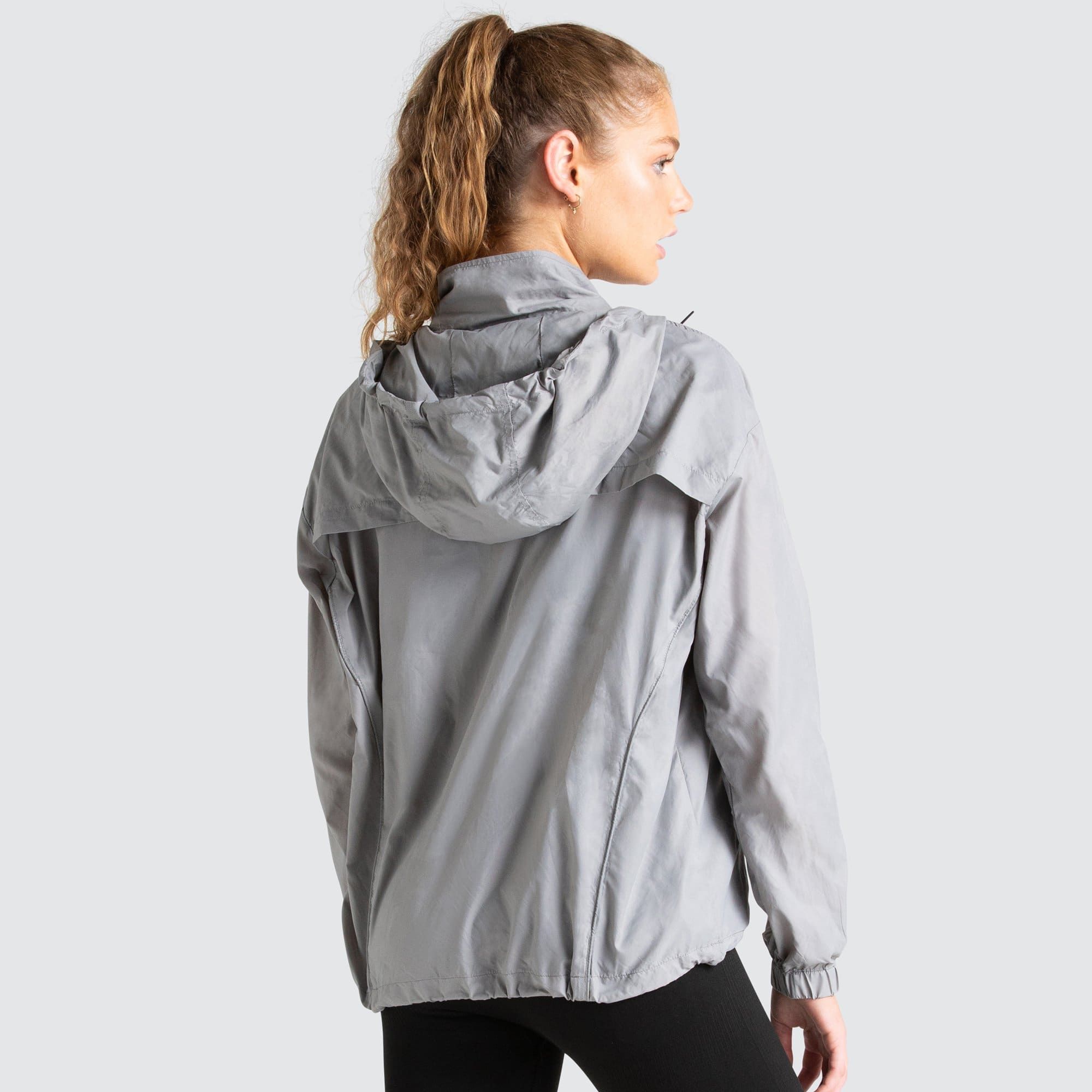 Unisex Marked Running Jacket - Grey sold by DOYOUEVEN product image thumbnail 2