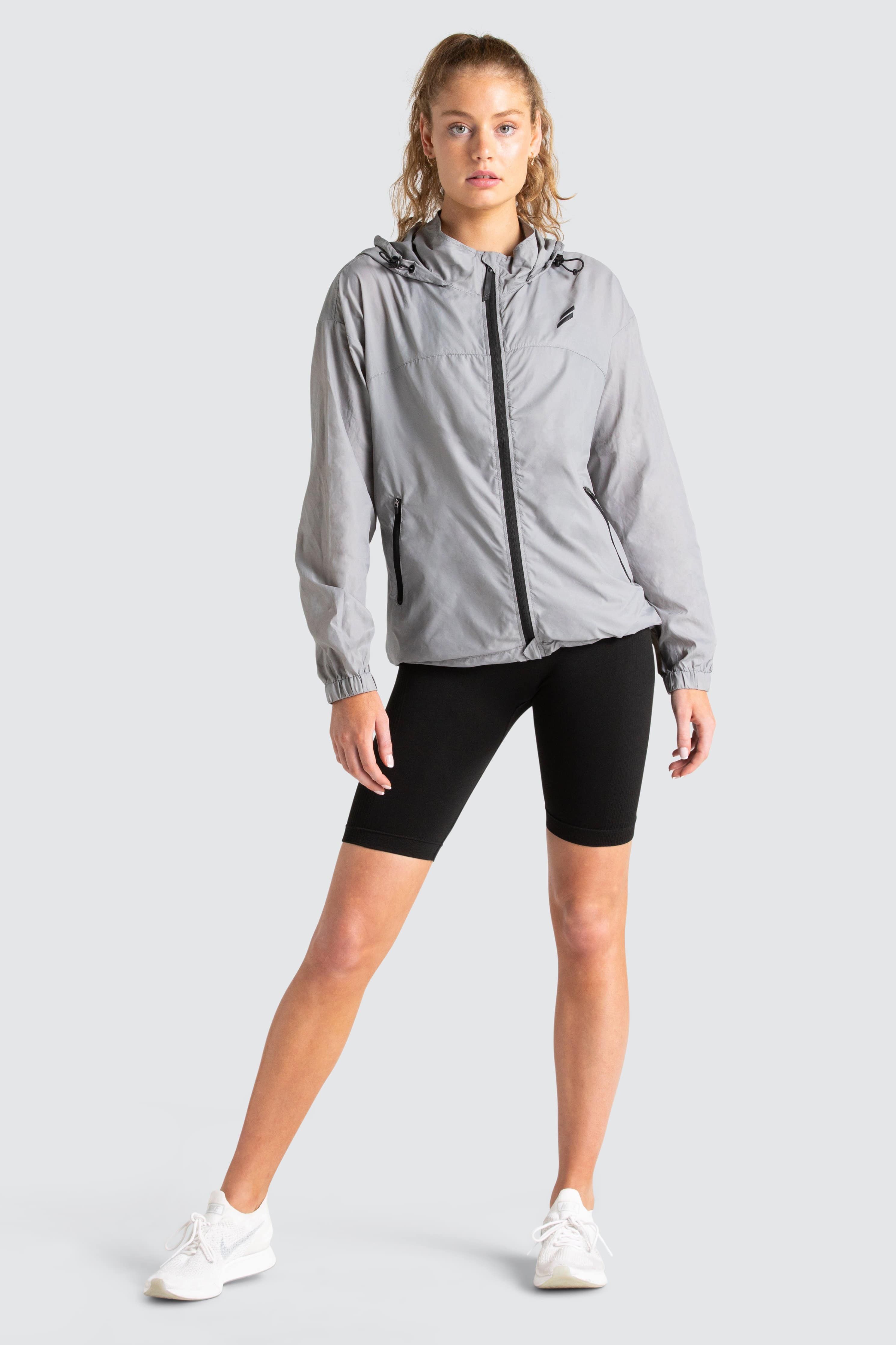 Unisex Marked Running Jacket - Grey sold by DOYOUEVEN product image thumbnail 7