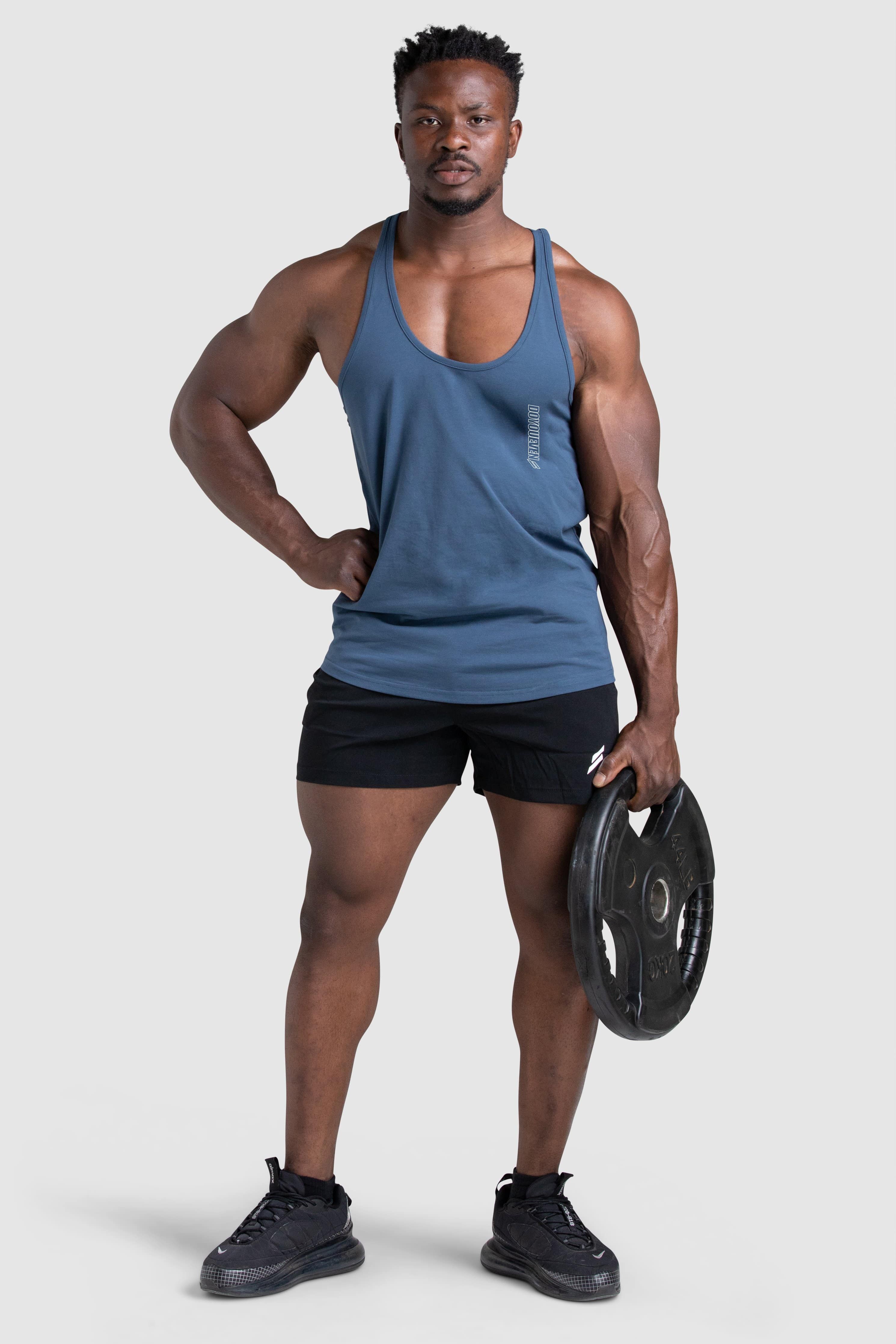 Dual Stripe Stringer - Navy sold by DOYOUEVEN product image thumbnail 2