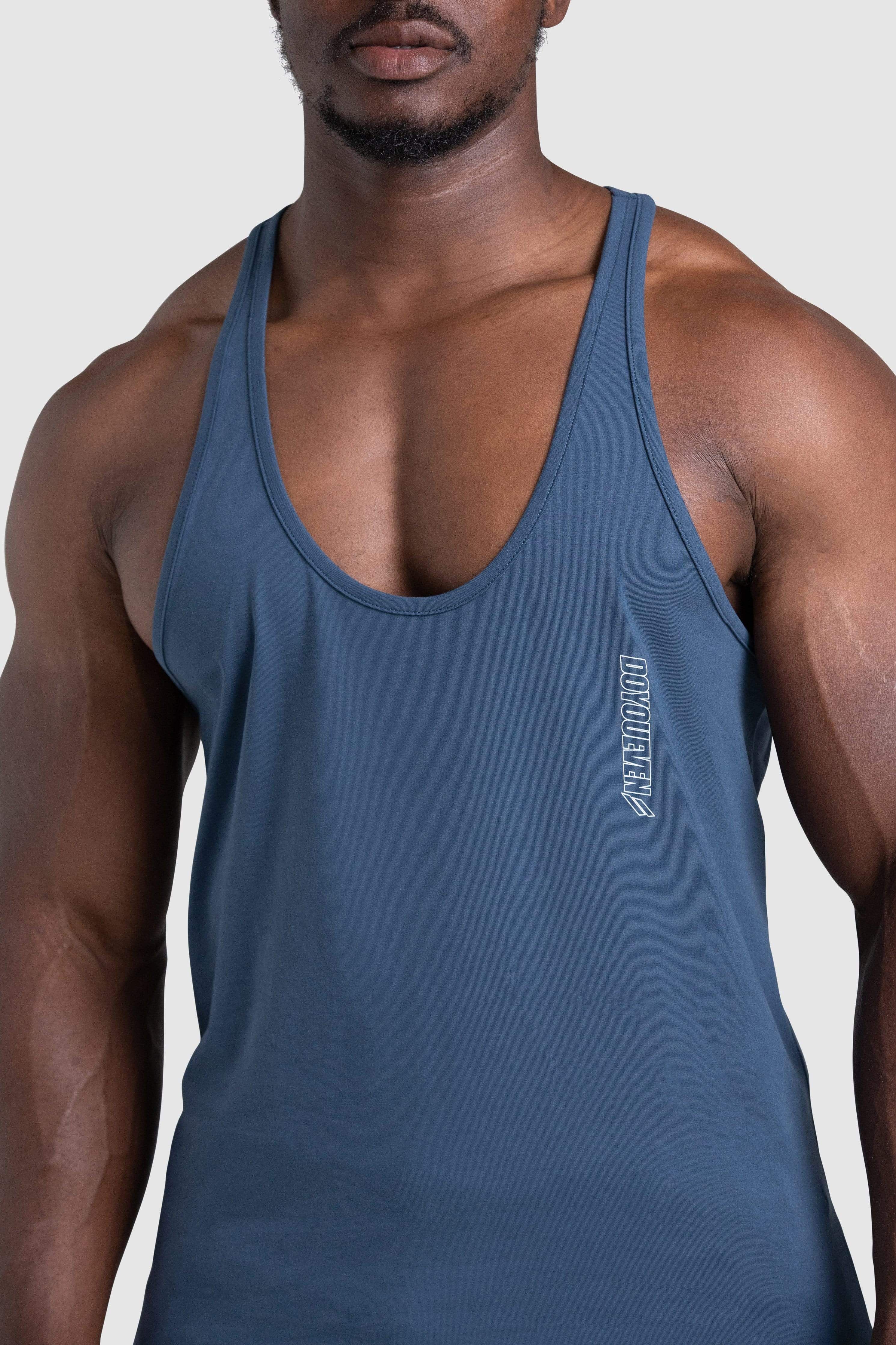 Dual Stripe Stringer - Navy sold by DOYOUEVEN product image thumbnail 4