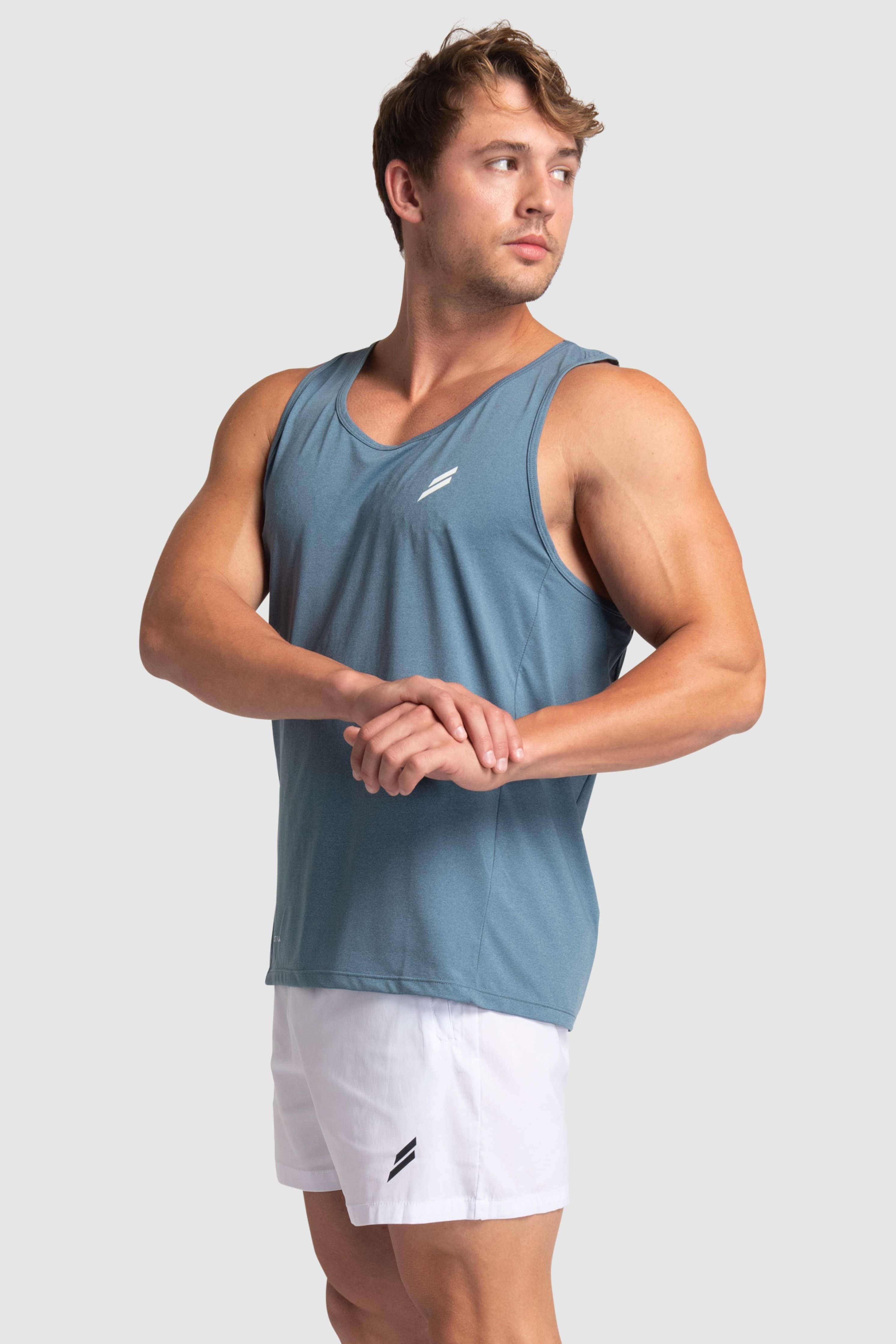 Puremotion Singlet V2 - Steel Blue sold by DOYOUEVEN product image thumbnail 4