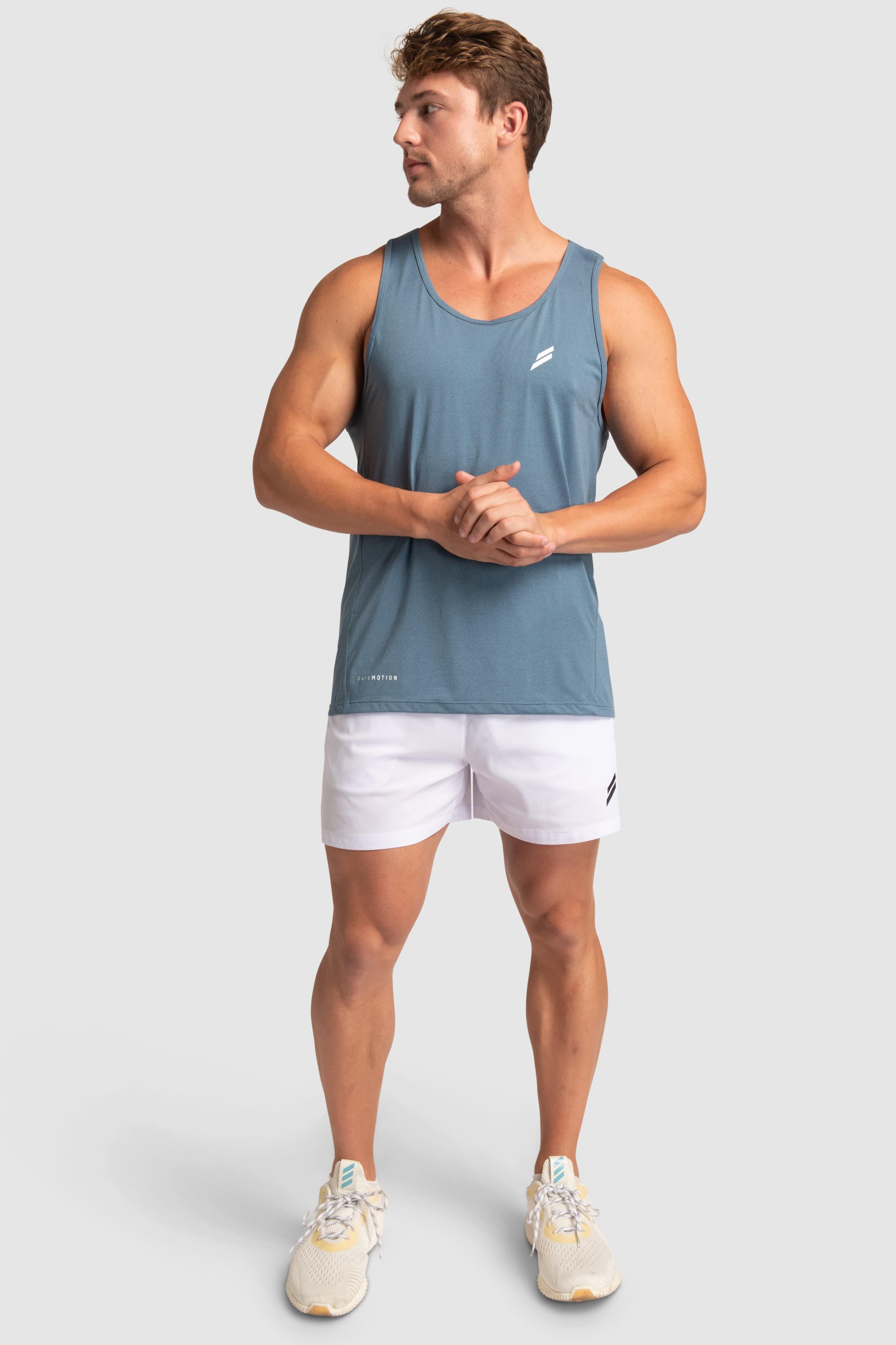 Puremotion Singlet V2 - Steel Blue sold by DOYOUEVEN product image thumbnail 3