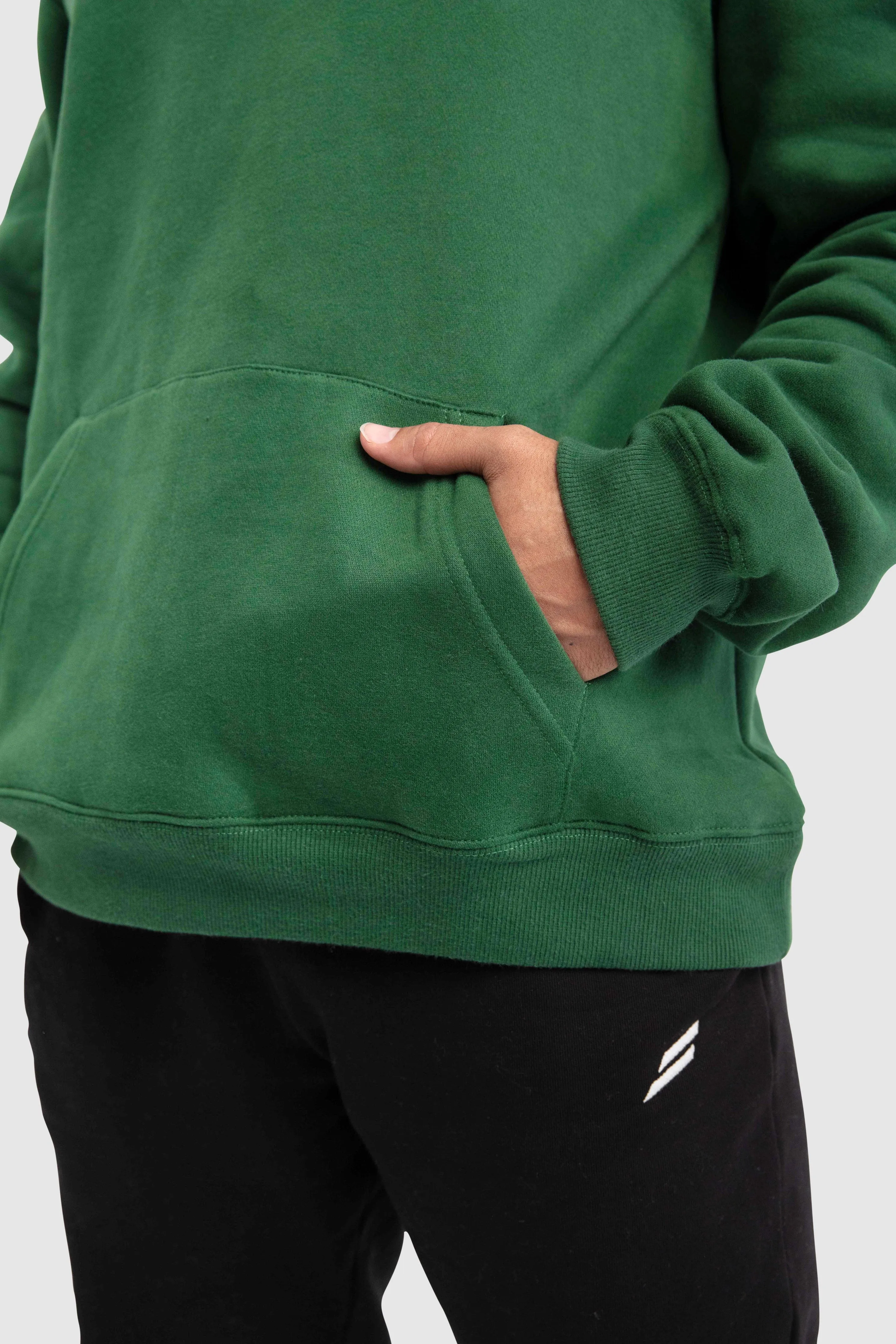 Men's Mark Hoodie - Forest Green sold by DOYOUEVEN product image thumbnail 4