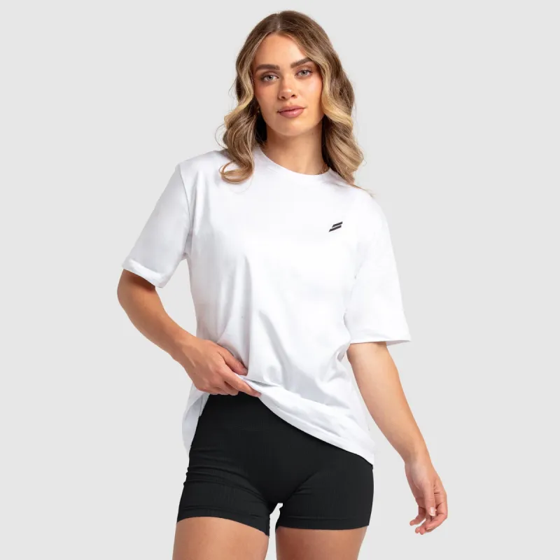 Women's Essential Oversize Tee - White sold by DOYOUEVEN