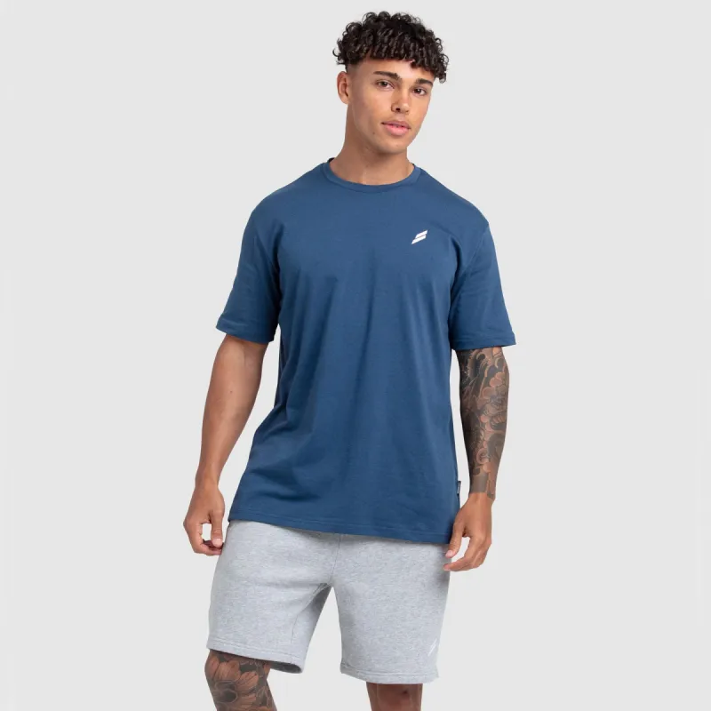 Essential Regular Fit Tee - Space Blue sold by DOYOUEVEN