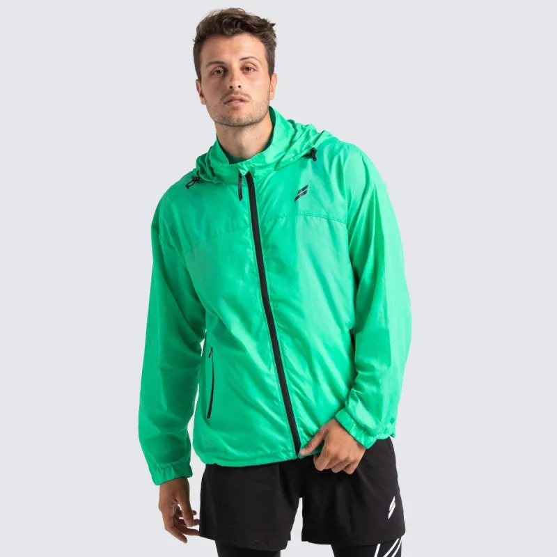 Marked Running Jacket - Teal sold by DOYOUEVEN