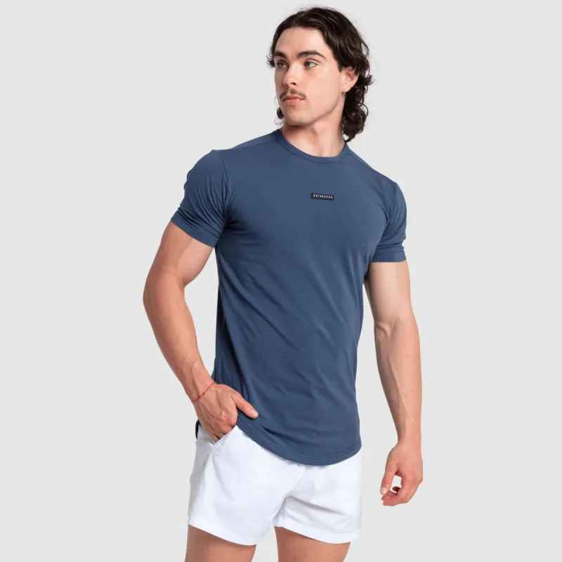 Everyday Drop Tee - Navy sold by DOYOUEVEN