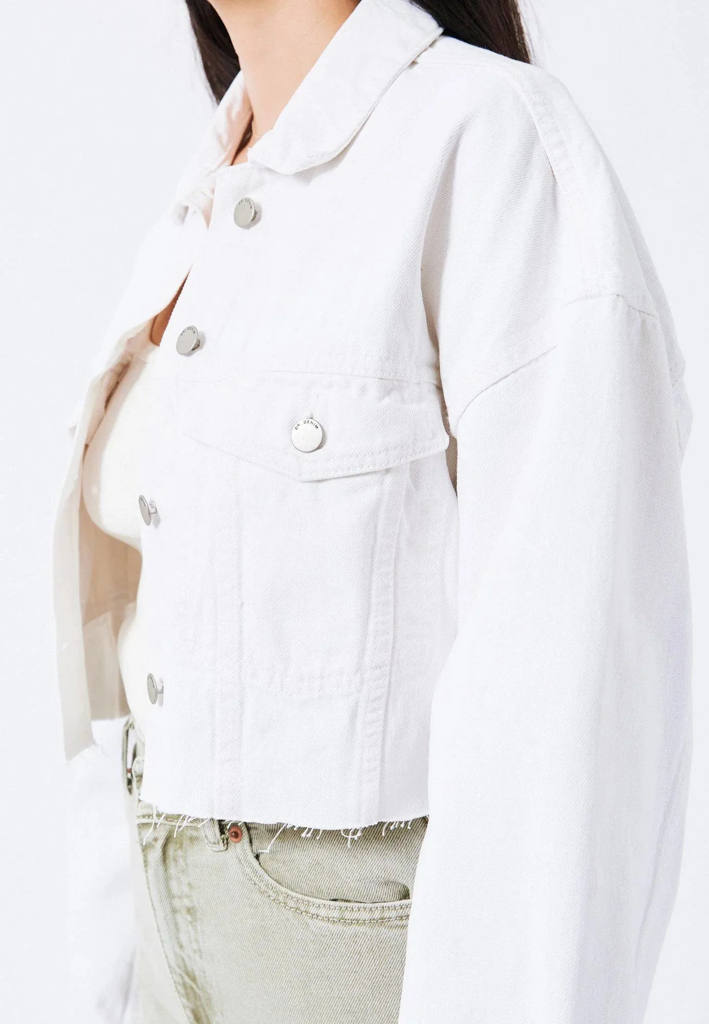 Sandi Jacket - White sold by Dr. Denim product image thumbnail 5