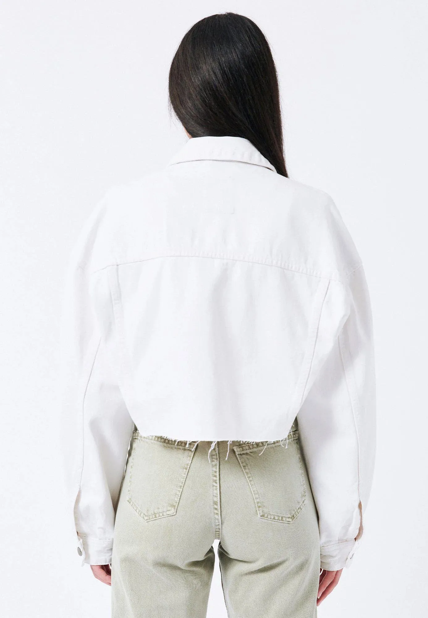 Sandi Jacket - White sold by Dr. Denim product image thumbnail 4