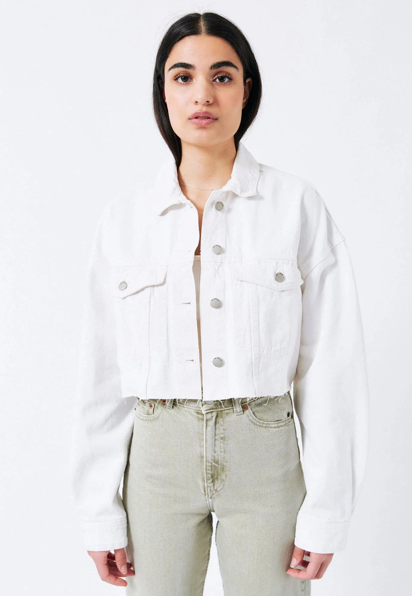 Sandi Jacket - White sold by Dr. Denim product image thumbnail 2
