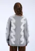 Tom Cardigan - Grey Melange Wave sold by Dr. Denim