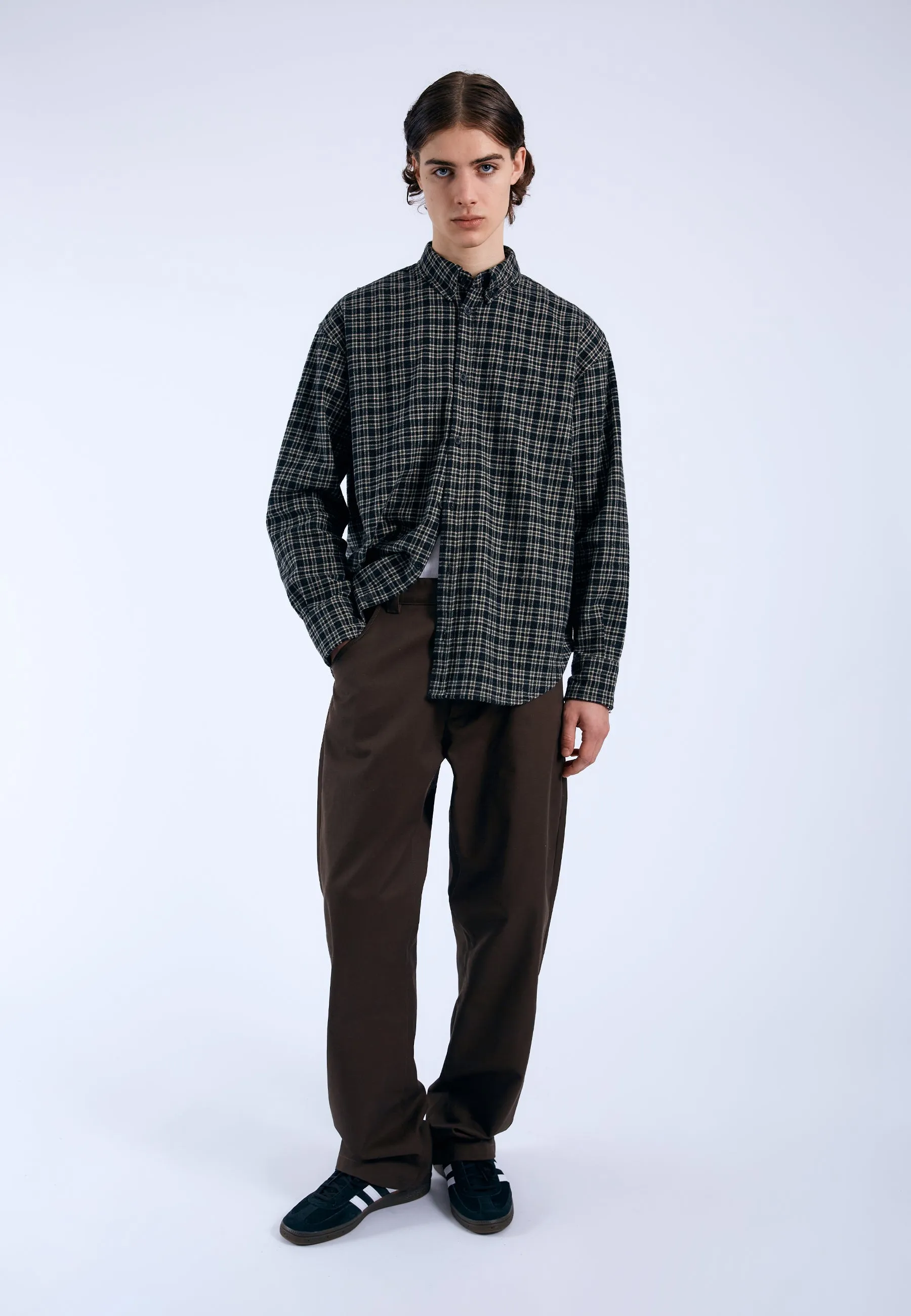Ray Shirt - Tiny Mountain Check sold by Dr. Denim product image thumbnail 3