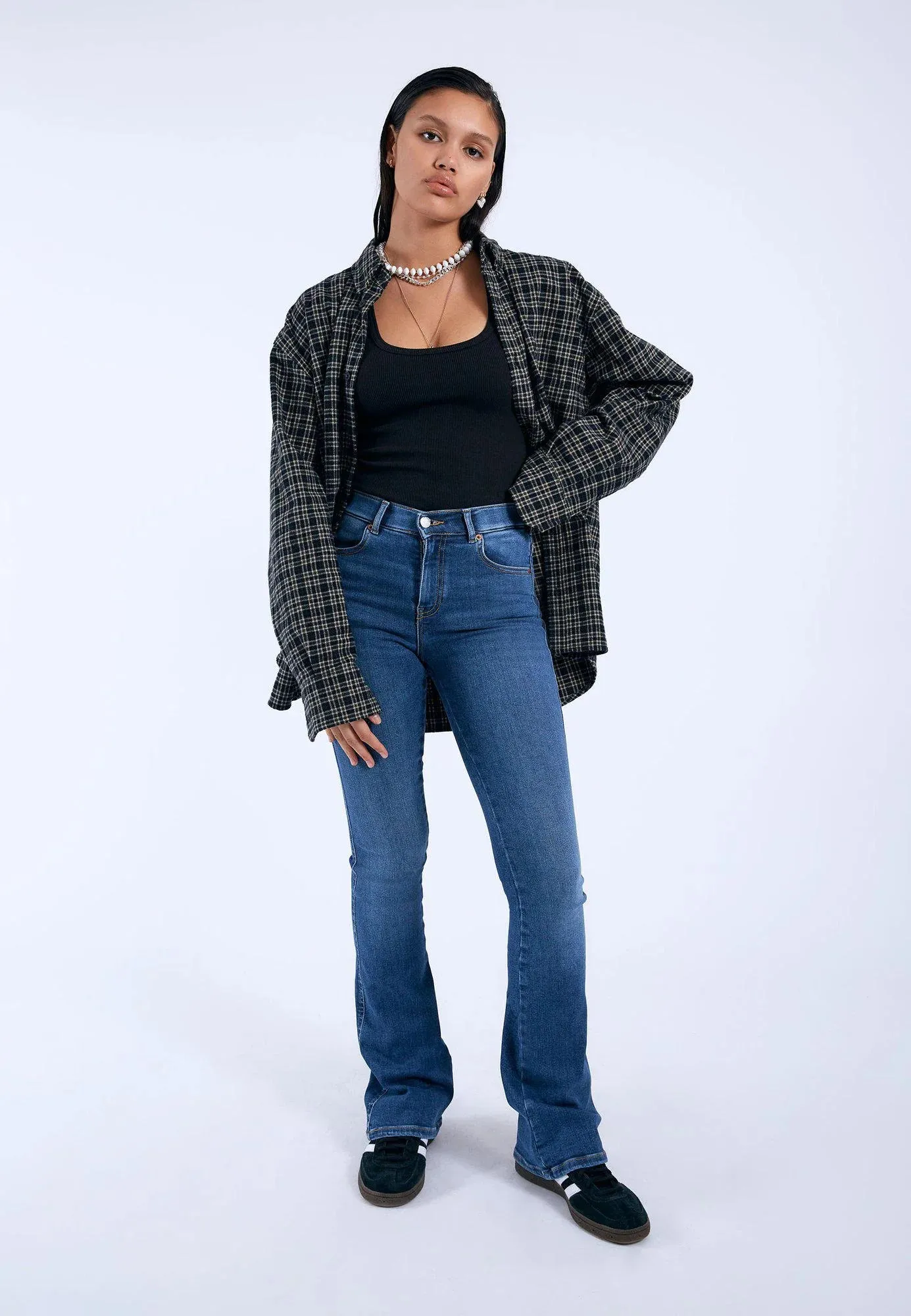 Ray Shirt - Tiny Mountain Check sold by Dr. Denim