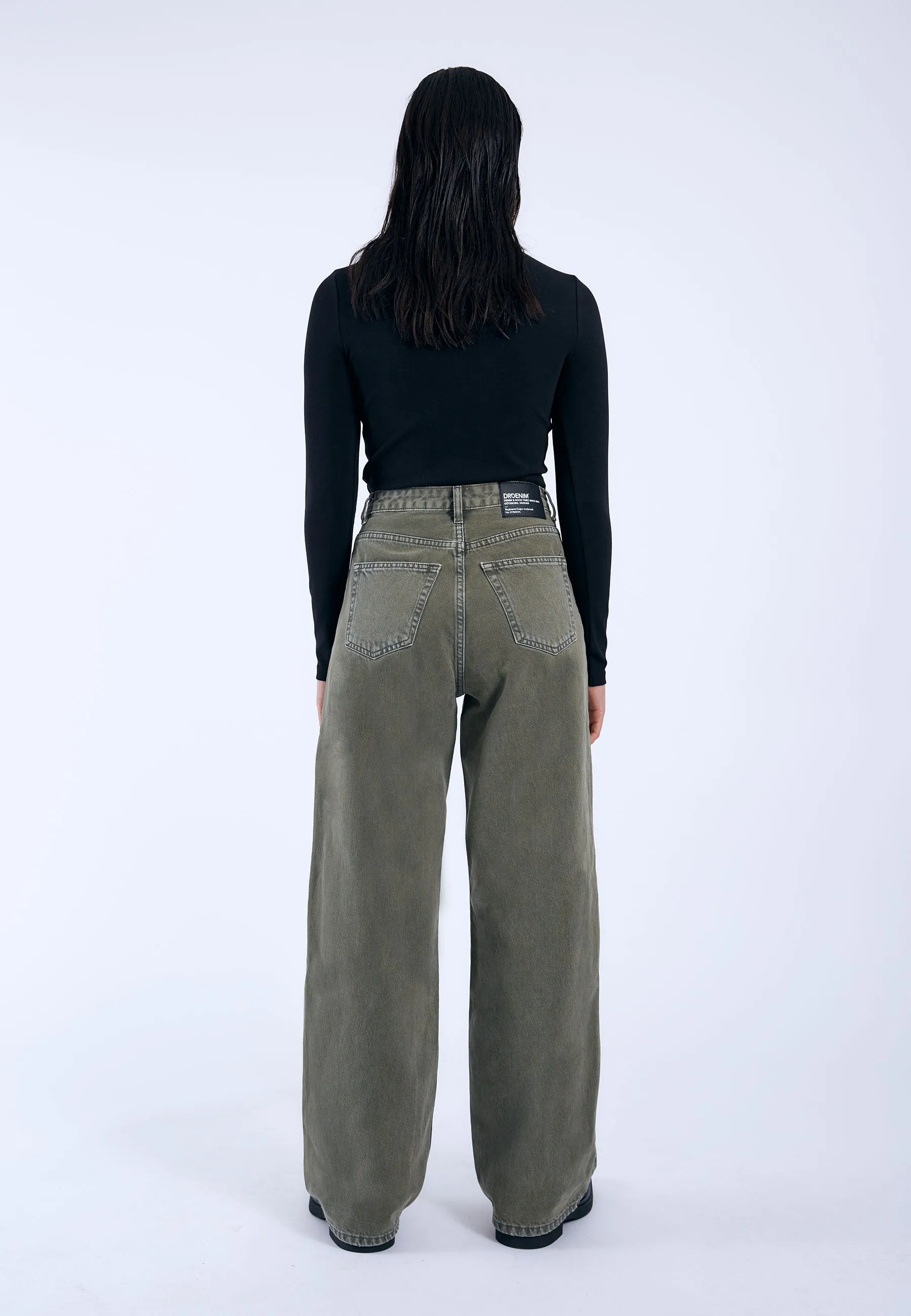 Donna - Washed Olive sold by Dr. Denim product image thumbnail 4