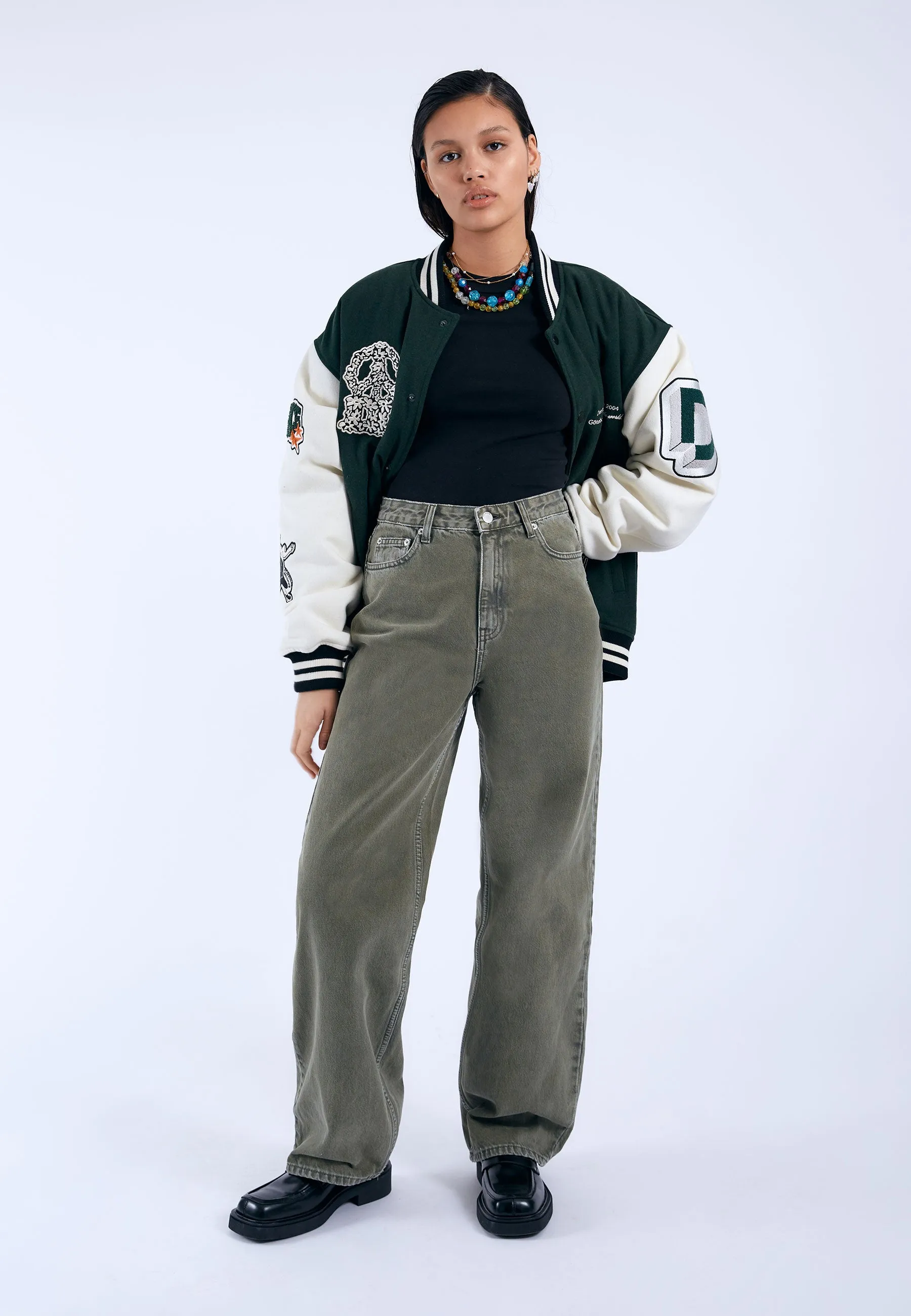 Donna - Washed Olive sold by Dr. Denim