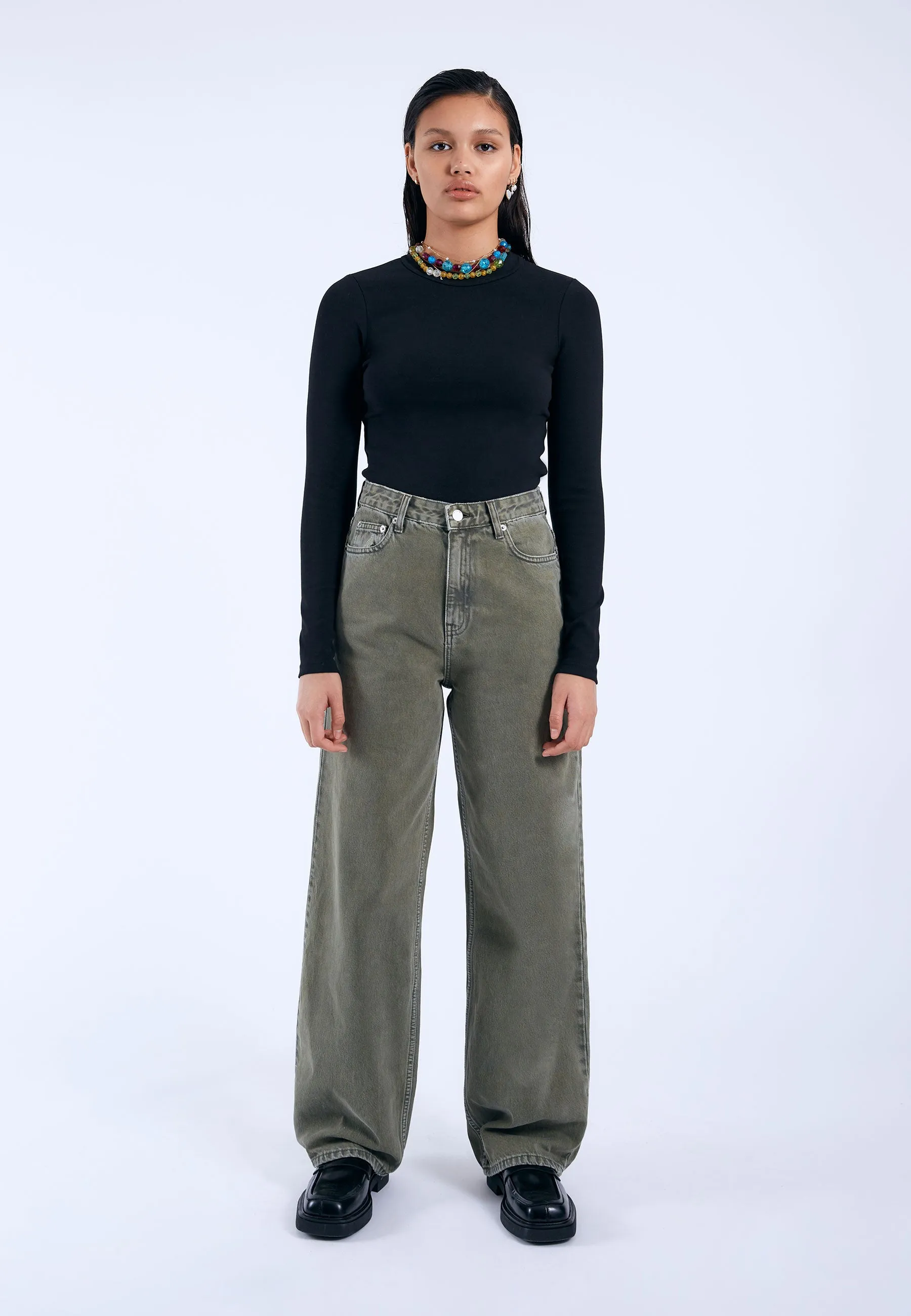 Donna - Washed Olive sold by Dr. Denim product image thumbnail 2