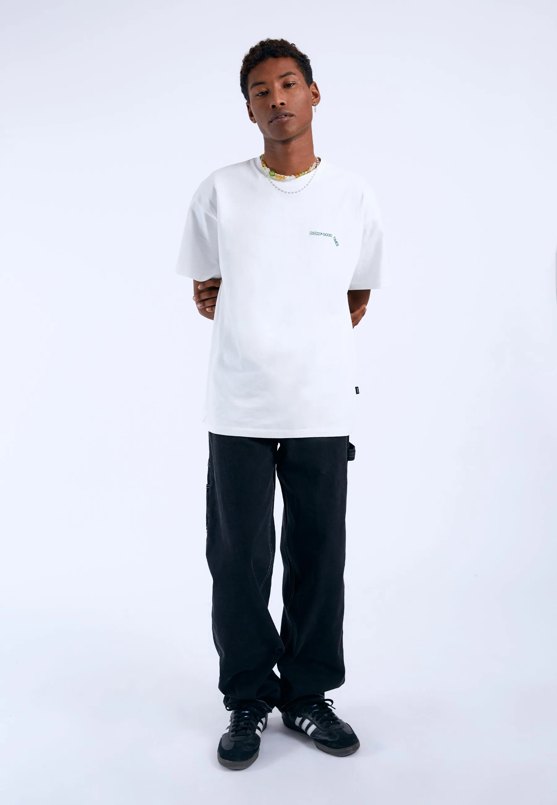 Trooper Tee - Off White DD Peace sold by Dr. Denim product image thumbnail 2