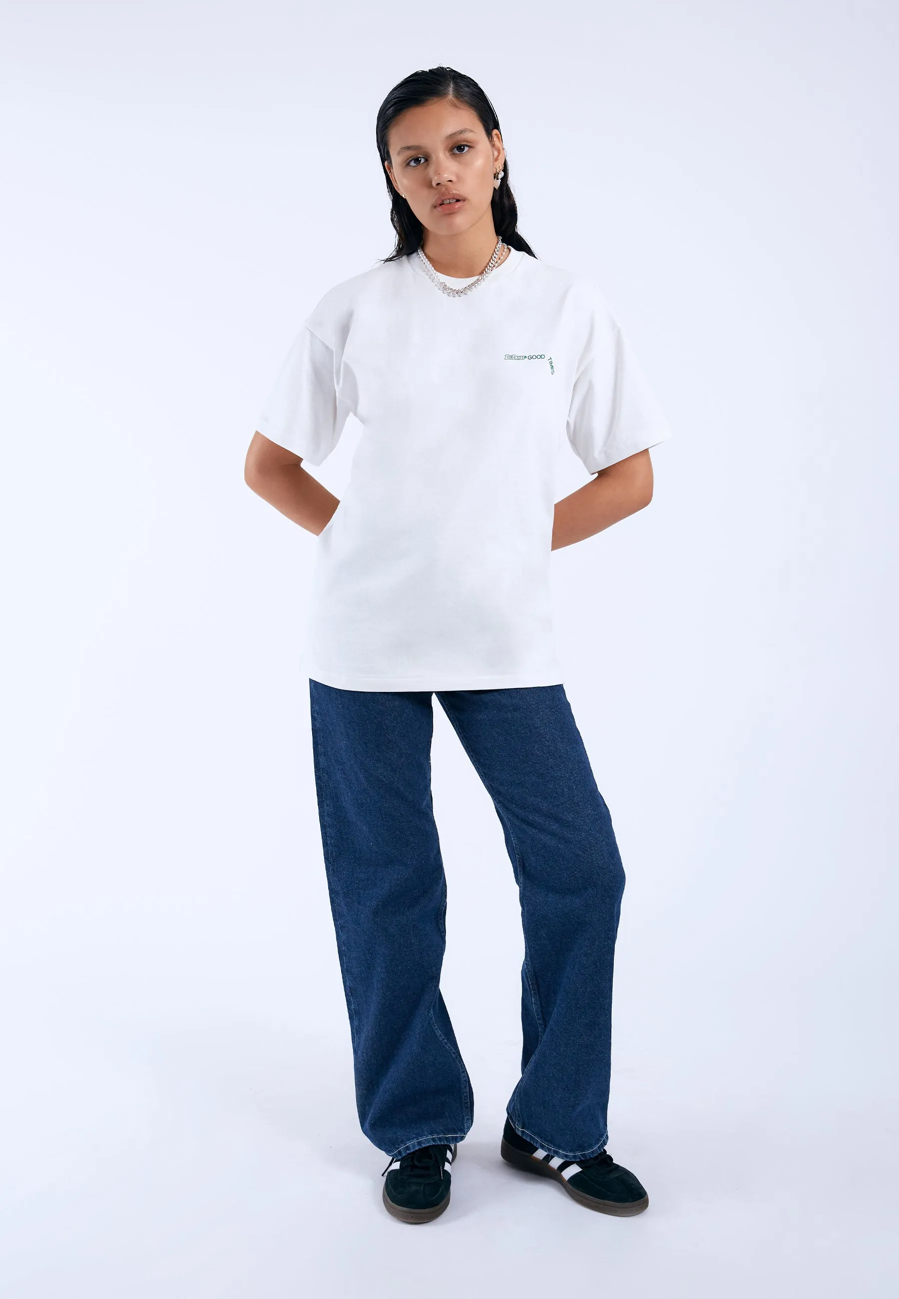 Trooper Tee - Off White DD Peace sold by Dr. Denim product image thumbnail 3