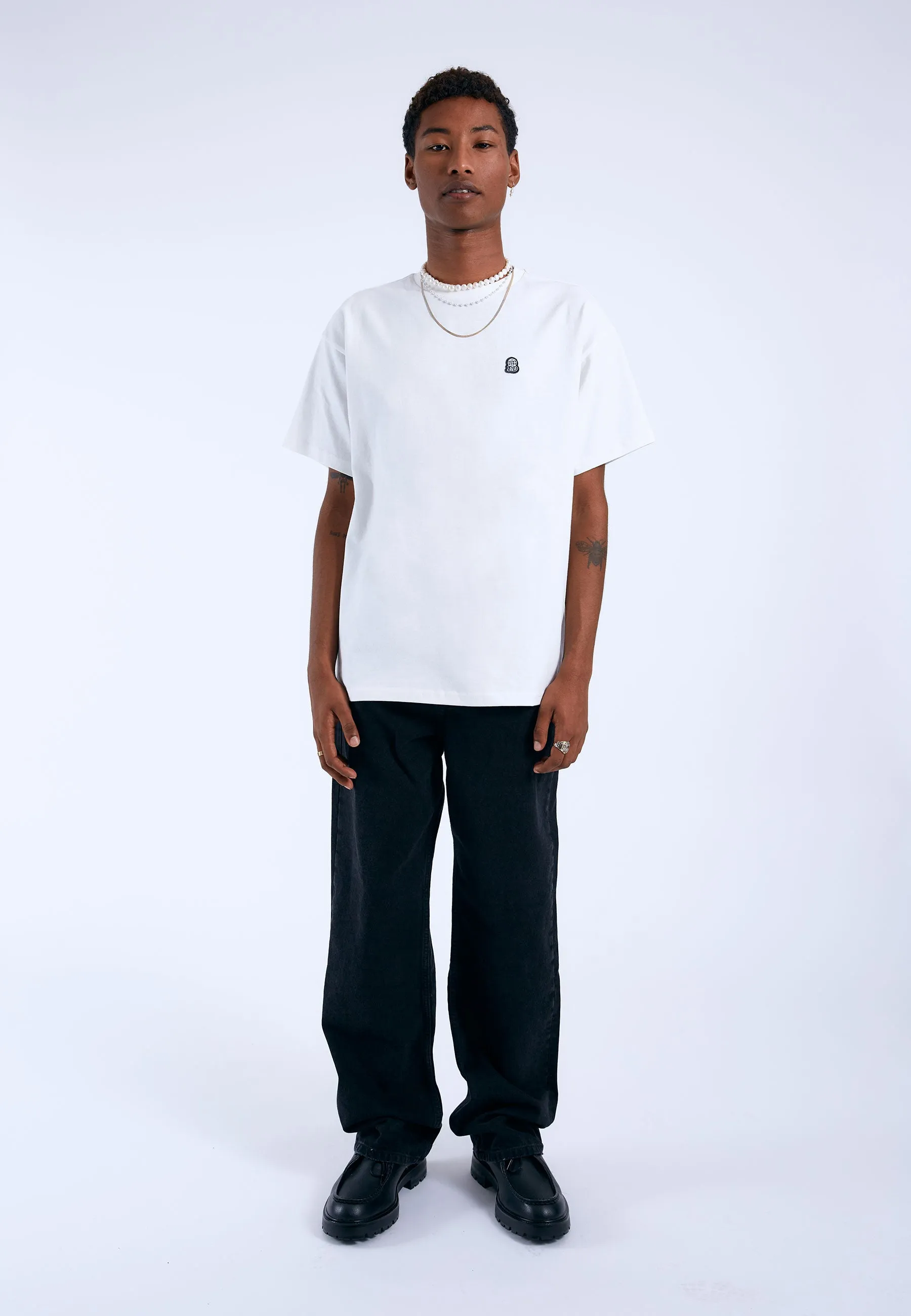 Trooper Tee - Off White DD Global sold by Dr. Denim product image thumbnail 3