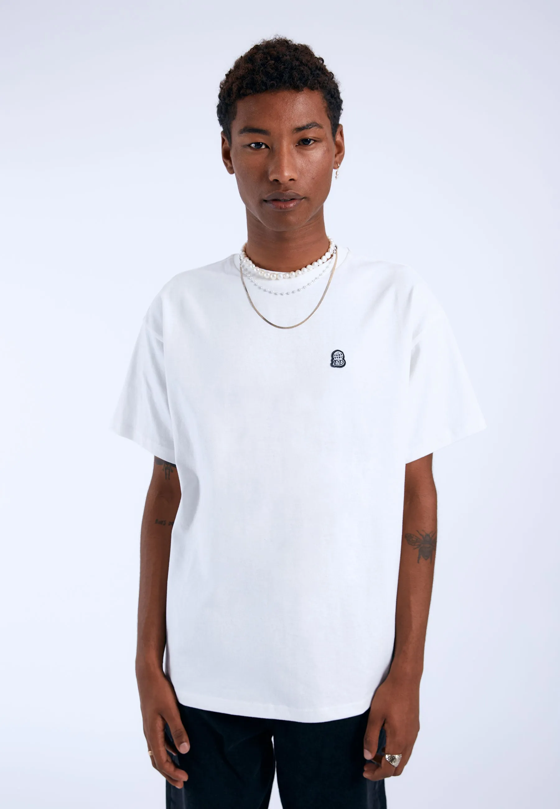 Trooper Tee - Off White DD Global sold by Dr. Denim product image thumbnail 4