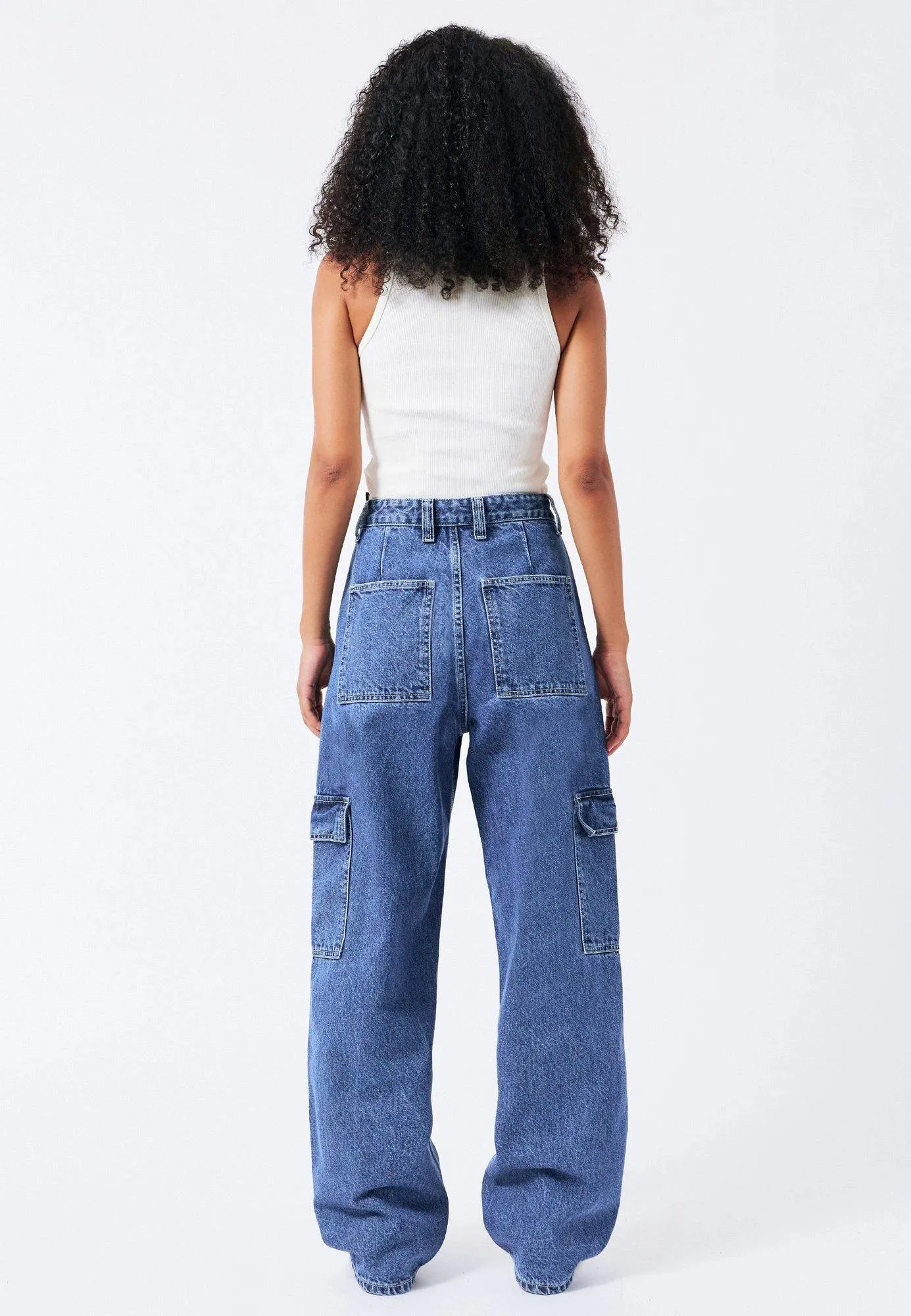 Donna Cargo Pants - Pebble Mid Stone sold by Dr. Denim product image thumbnail 2