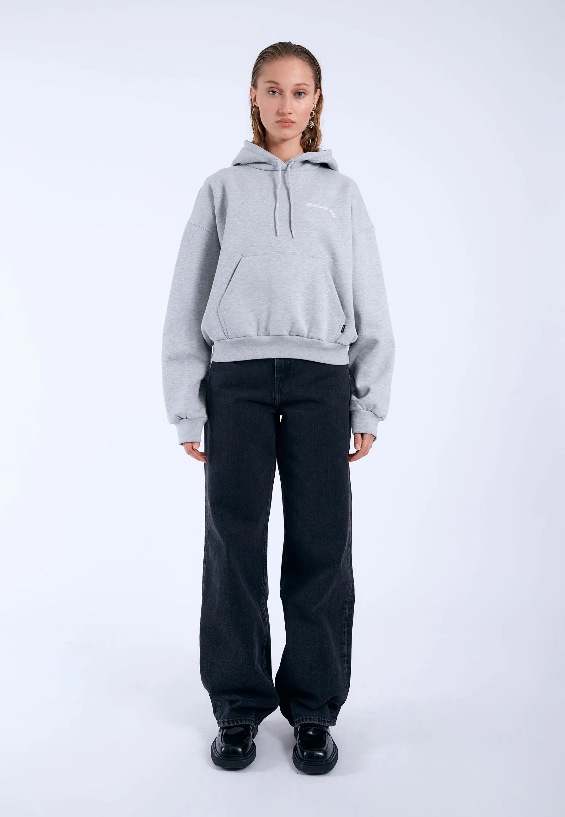 Debbie Hoodie - Grey Melange DD Peace sold by Dr. Denim product image thumbnail 3