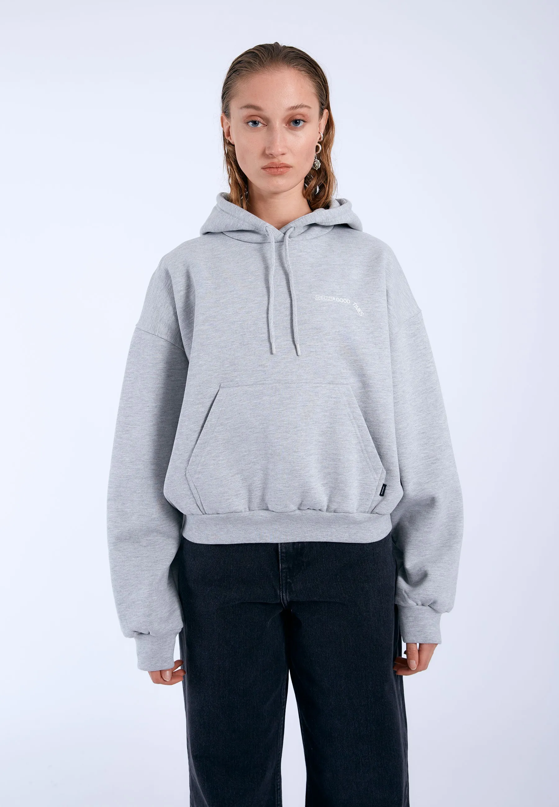 Debbie Hoodie - Grey Melange DD Peace sold by Dr. Denim product image thumbnail 4