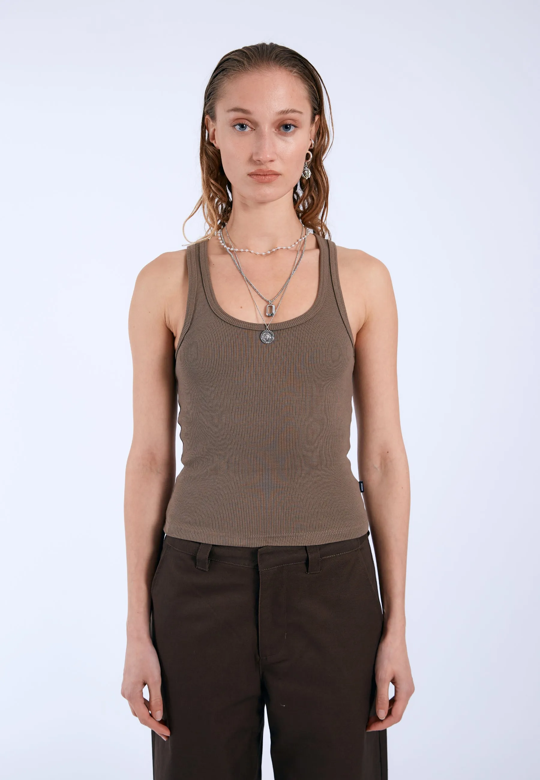 Nyla Top - Light Grey Melange sold by Dr. Denim product image thumbnail 4