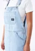 Connie Dungaree Dress - Pebble Superlight Retro sold by Dr. Denim
