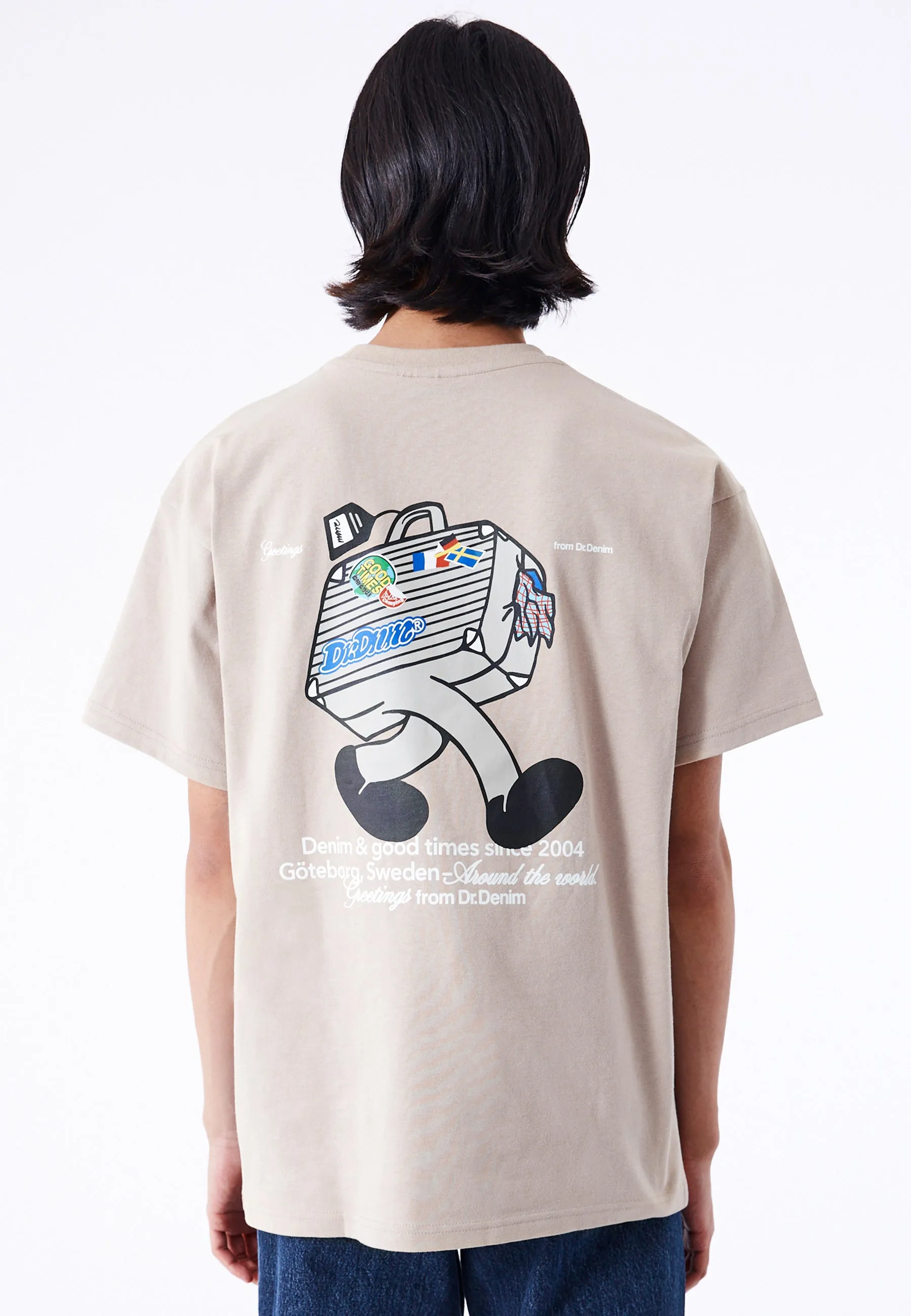 Trooper Tee - Pale Taupe World Traveler sold by Dr. Denim product image thumbnail 5