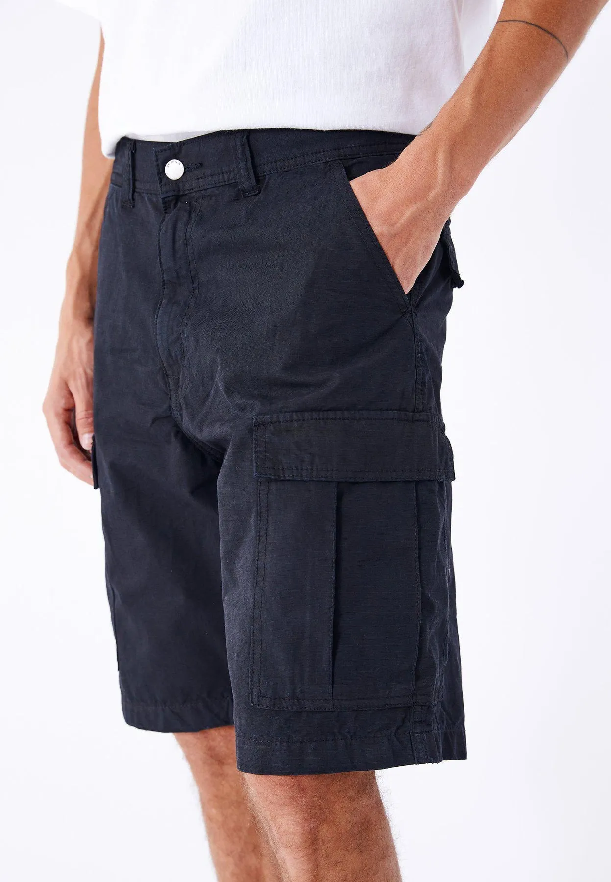Hakim Shorts - Off Black sold by Dr. Denim product image thumbnail 5