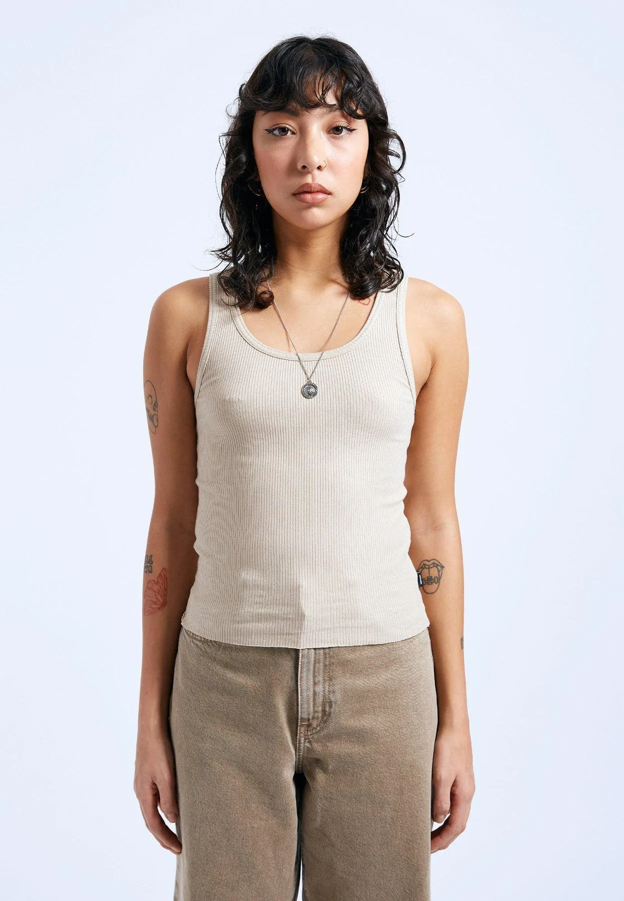 Demi Top - Pale Taupe sold by Dr. Denim product image thumbnail 4