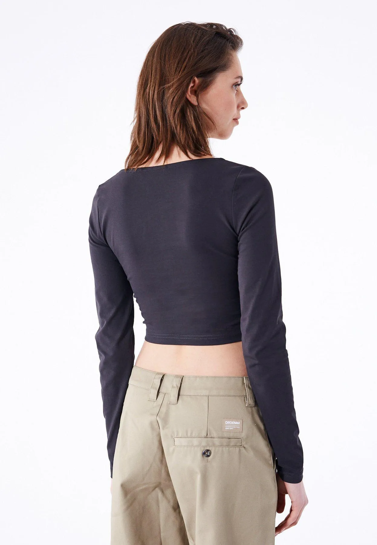 Jane Top - Off Black sold by Dr. Denim product image thumbnail 3