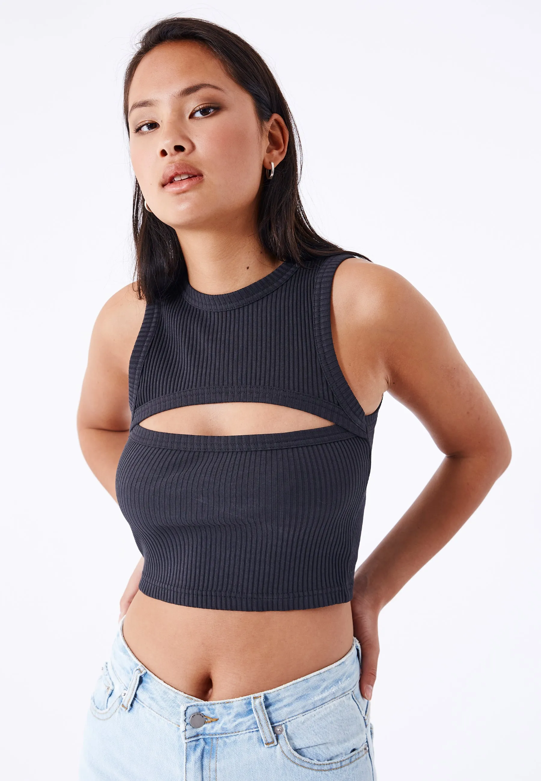 Ainslee Top - Off Black sold by Dr. Denim