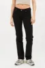 Dixy Straight- Solid Black sold by Dr. Denim