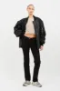 Dixy Straight- Solid Black sold by Dr. Denim