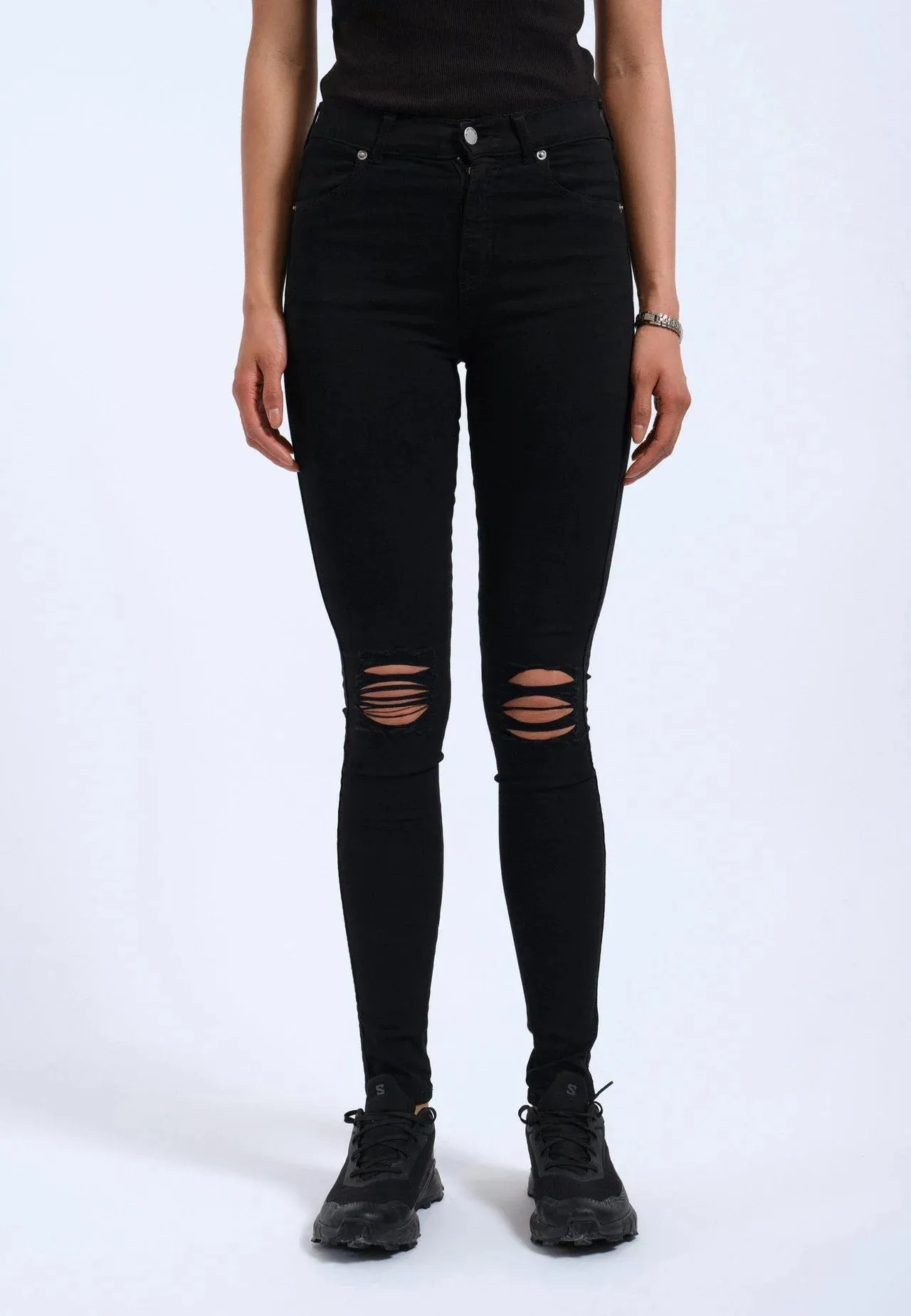 Lexy - Black Ripped Knees sold by Dr. Denim product image thumbnail 4