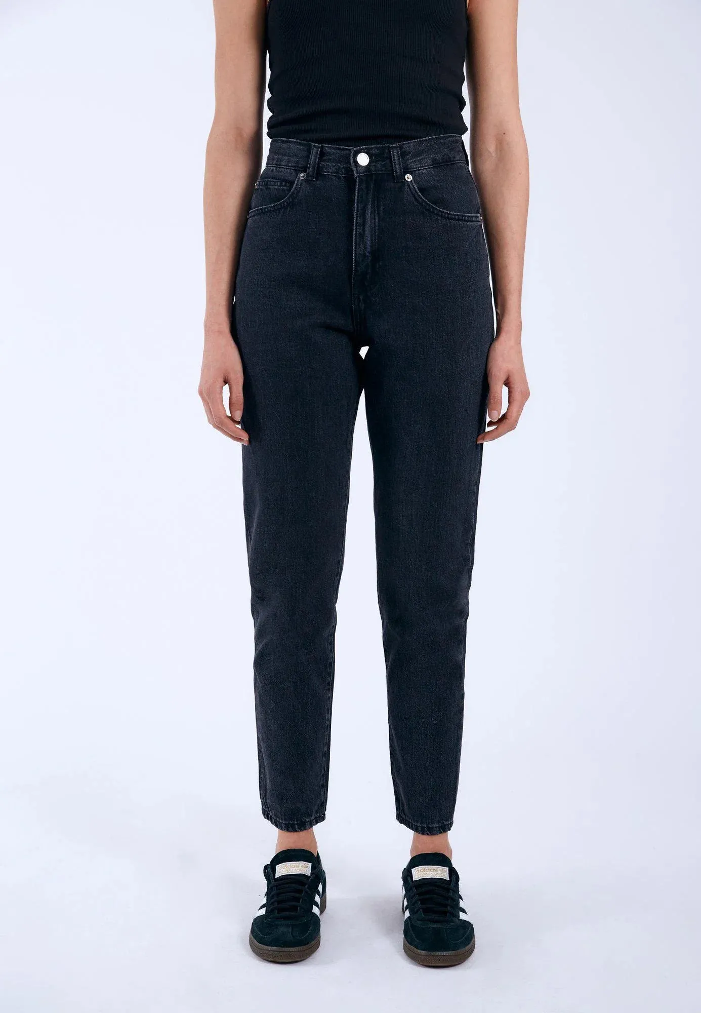 Nora High Cropped - Retro Black sold by Dr. Denim product image thumbnail 3