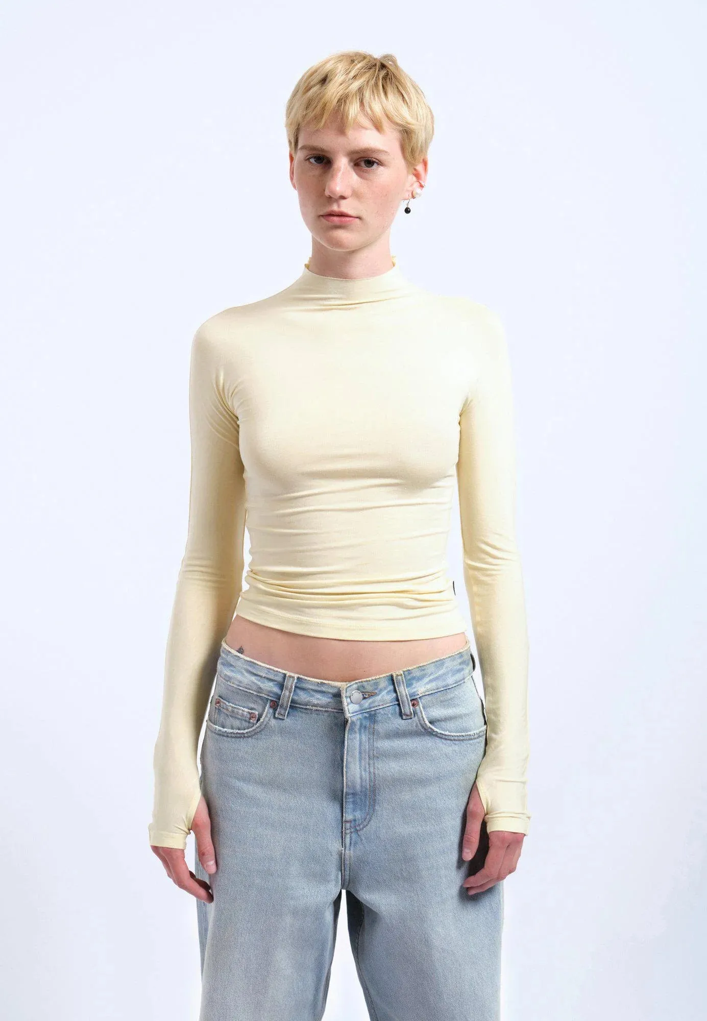 Aria Top - Light Yellow sold by Dr. Denim product image thumbnail 5