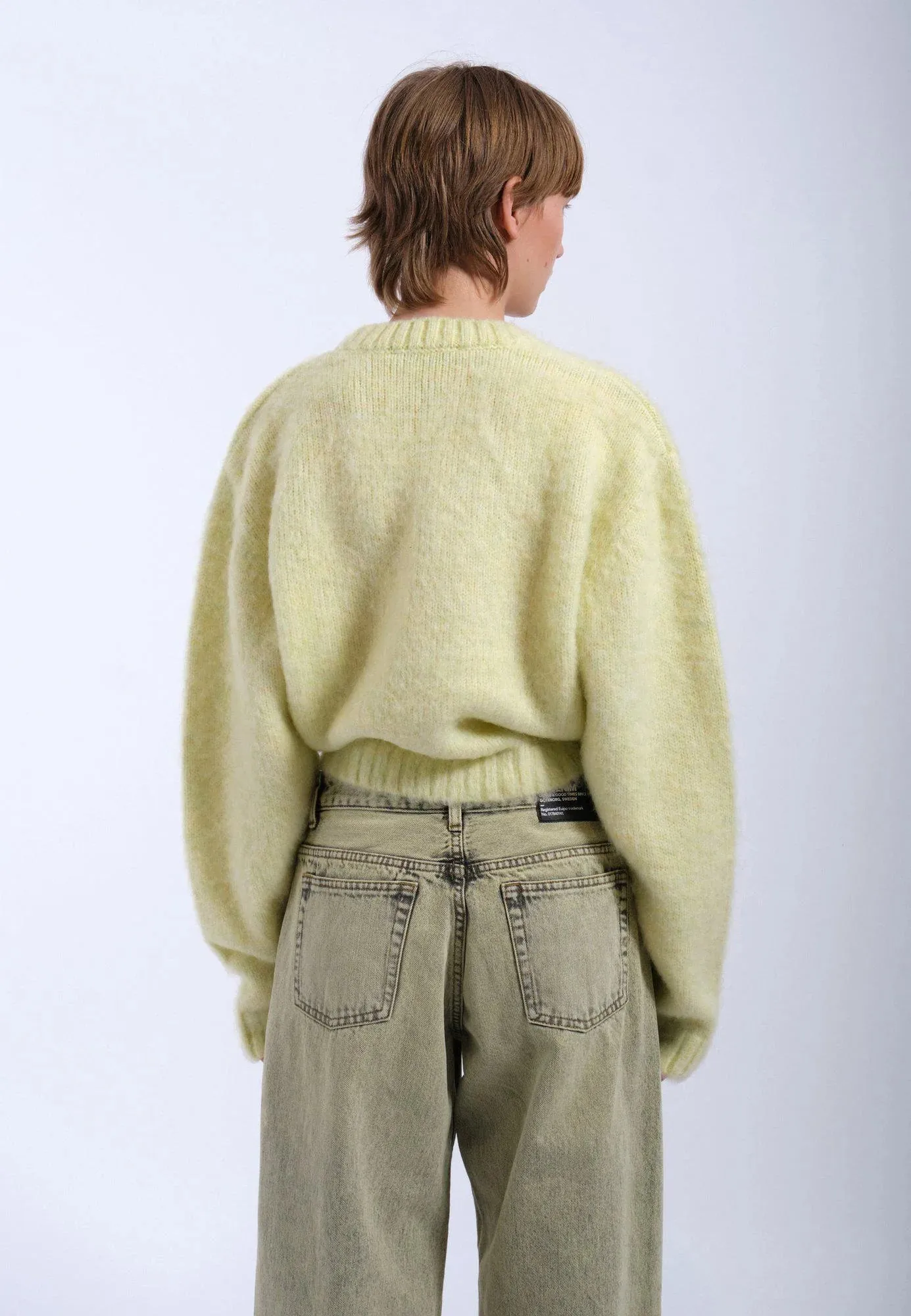 Betty Cardigan - Brushed Light Yellow sold by Dr. Denim product image thumbnail 5