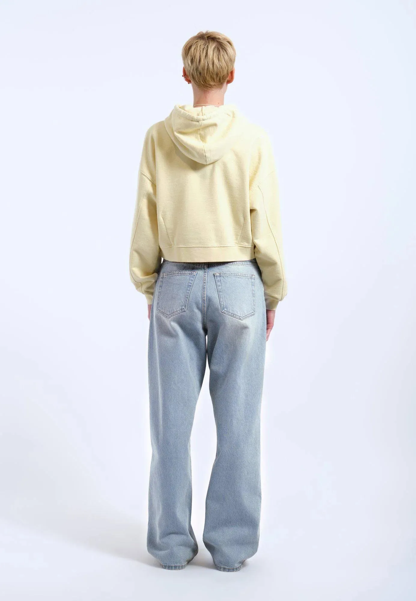 Ethel Hoodie - Washed Light Yellow sold by Dr. Denim product image thumbnail 5