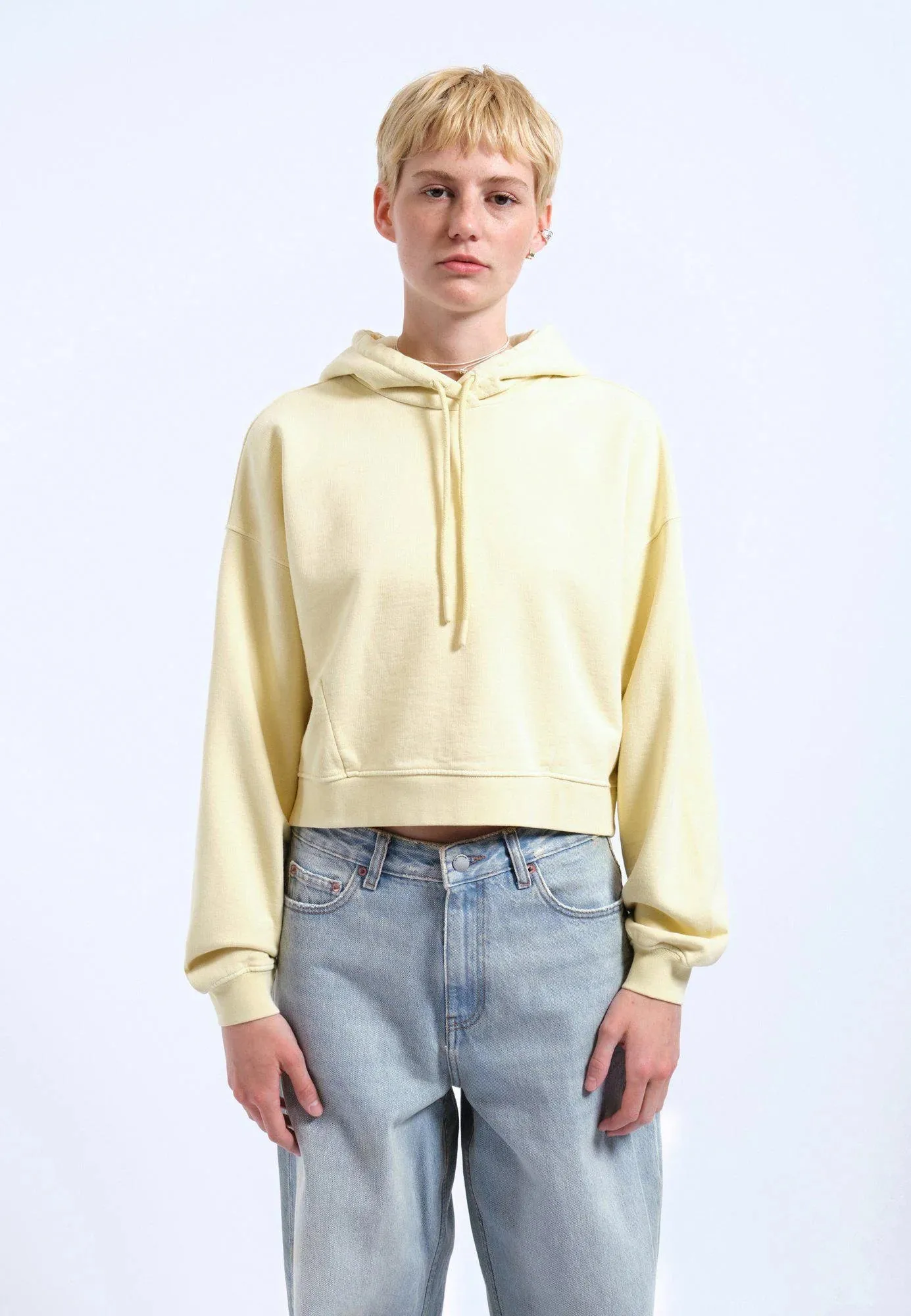 Ethel Hoodie - Washed Light Yellow sold by Dr. Denim product image thumbnail 4