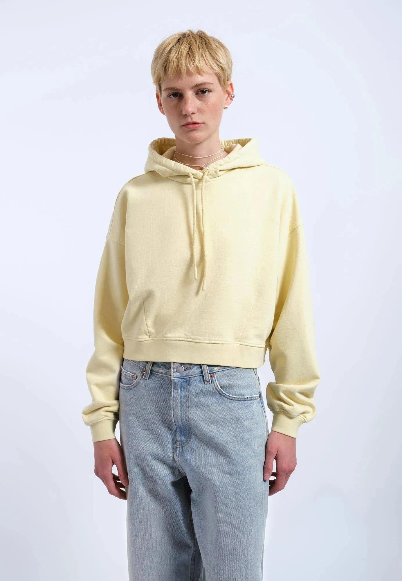 Ethel Hoodie - Washed Light Yellow sold by Dr. Denim product image thumbnail 2