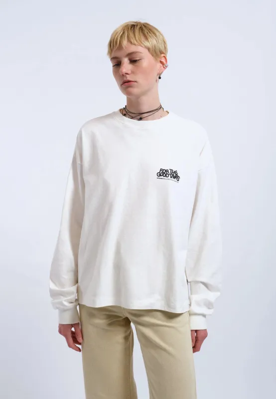 Lily Long Sleeve - Off White Flower Times sold by Dr. Denim