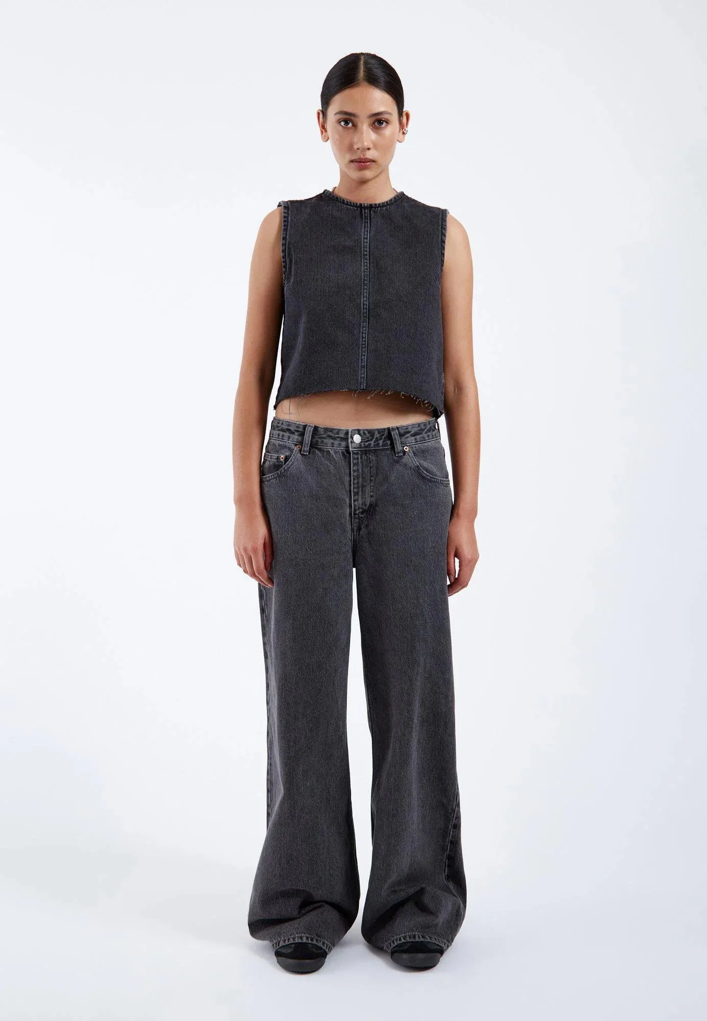 Erin Top - Retro Black sold by Dr. Denim product image thumbnail 4