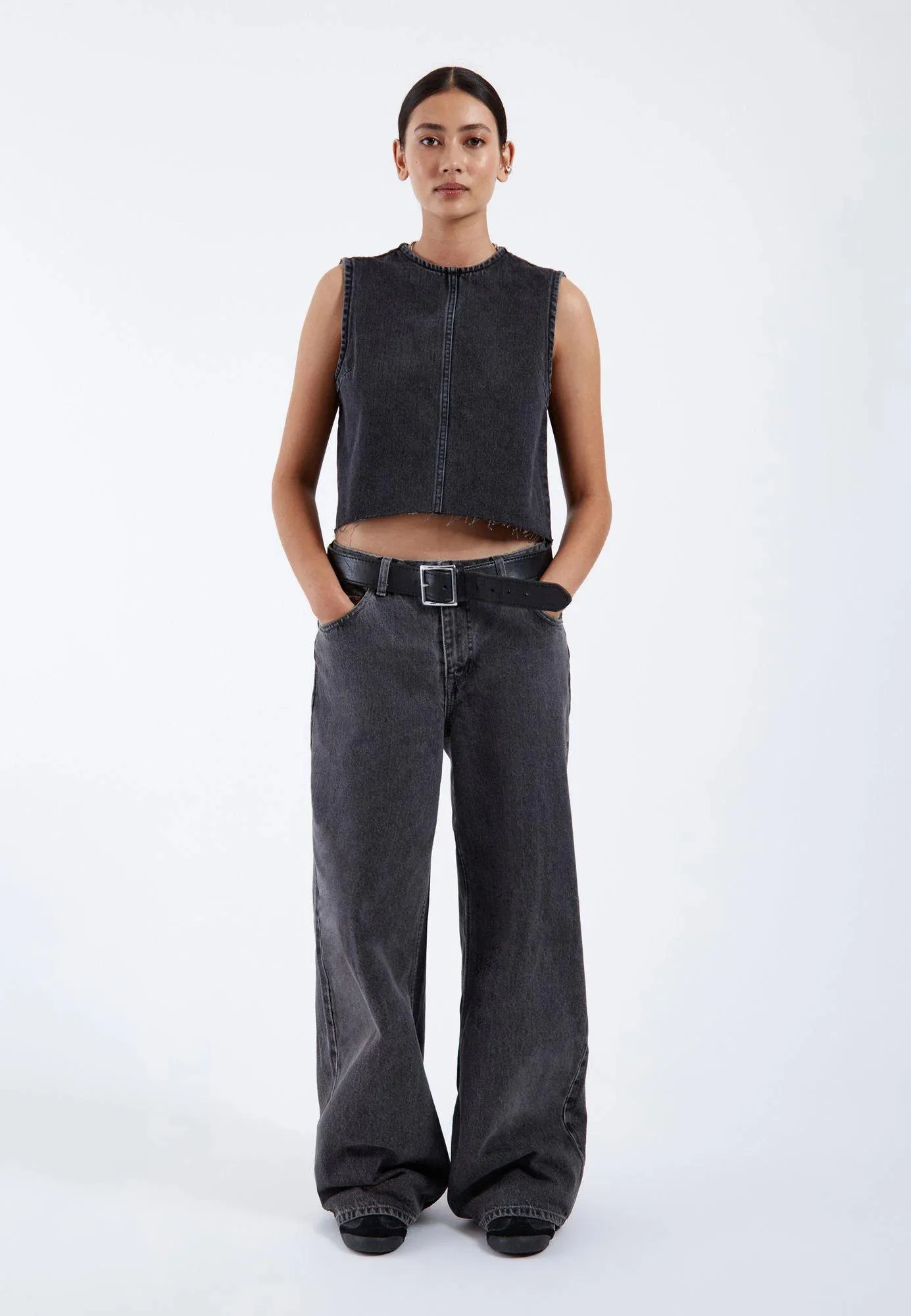 Erin Top - Retro Black sold by Dr. Denim product image thumbnail 2