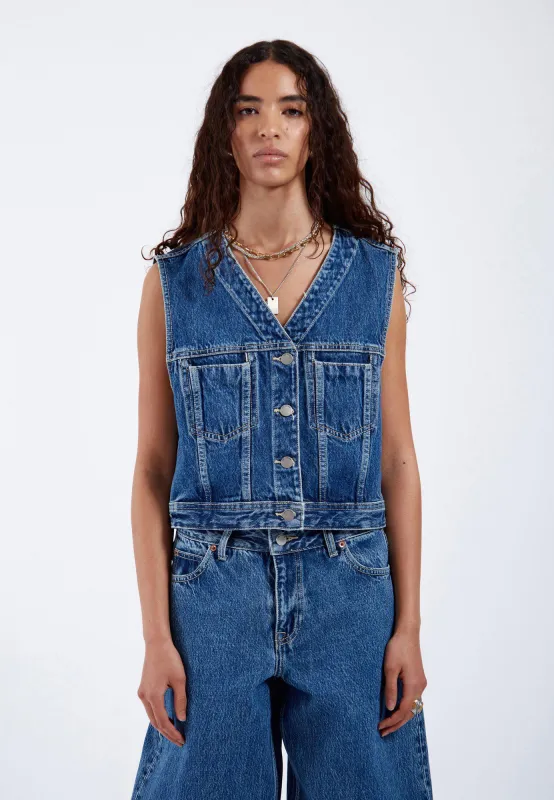 Tina Top - Stream Mid Retro sold by Dr. Denim