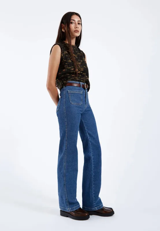 Moxy Straight Patch Pocket - Cape Mid Retro sold by Dr. Denim